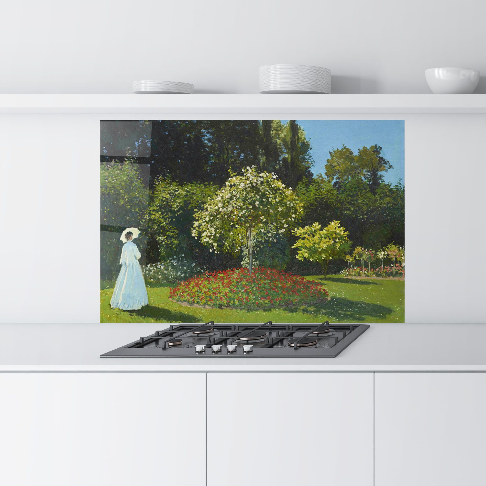 Lady In The Garden mockup 9