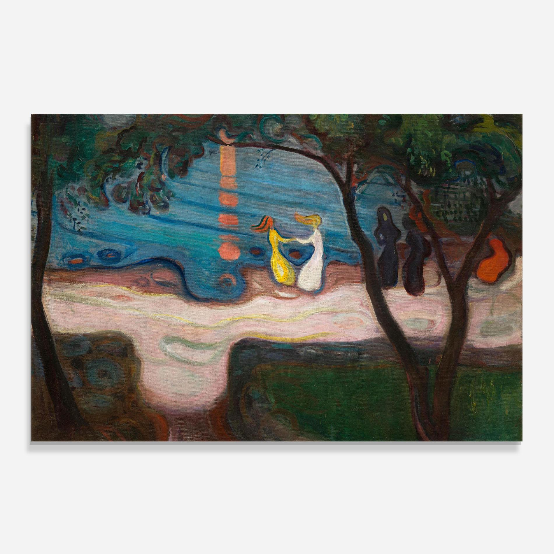 Стъклен панел за кухня Dance On The Beach mockup 0