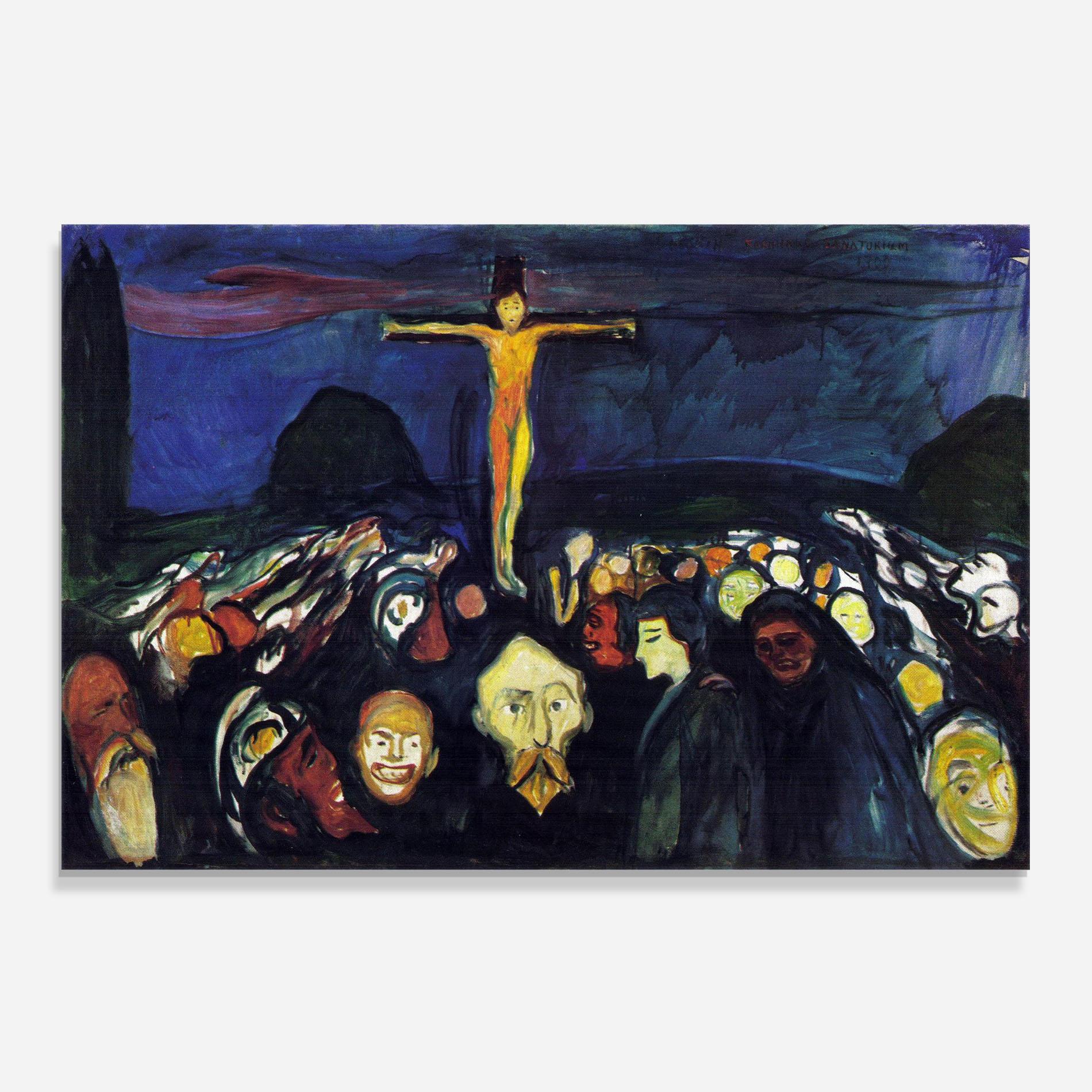 Стъклен панел за кухня Golgotha mockup 0