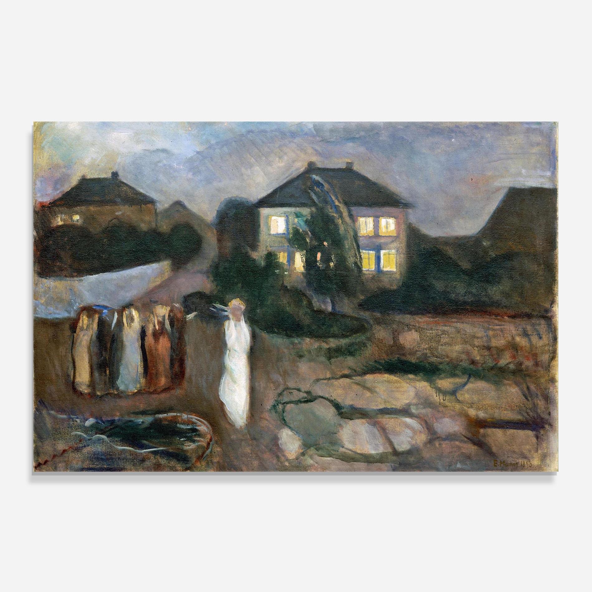 Стъклен панел за кухня The Storm mockup 0