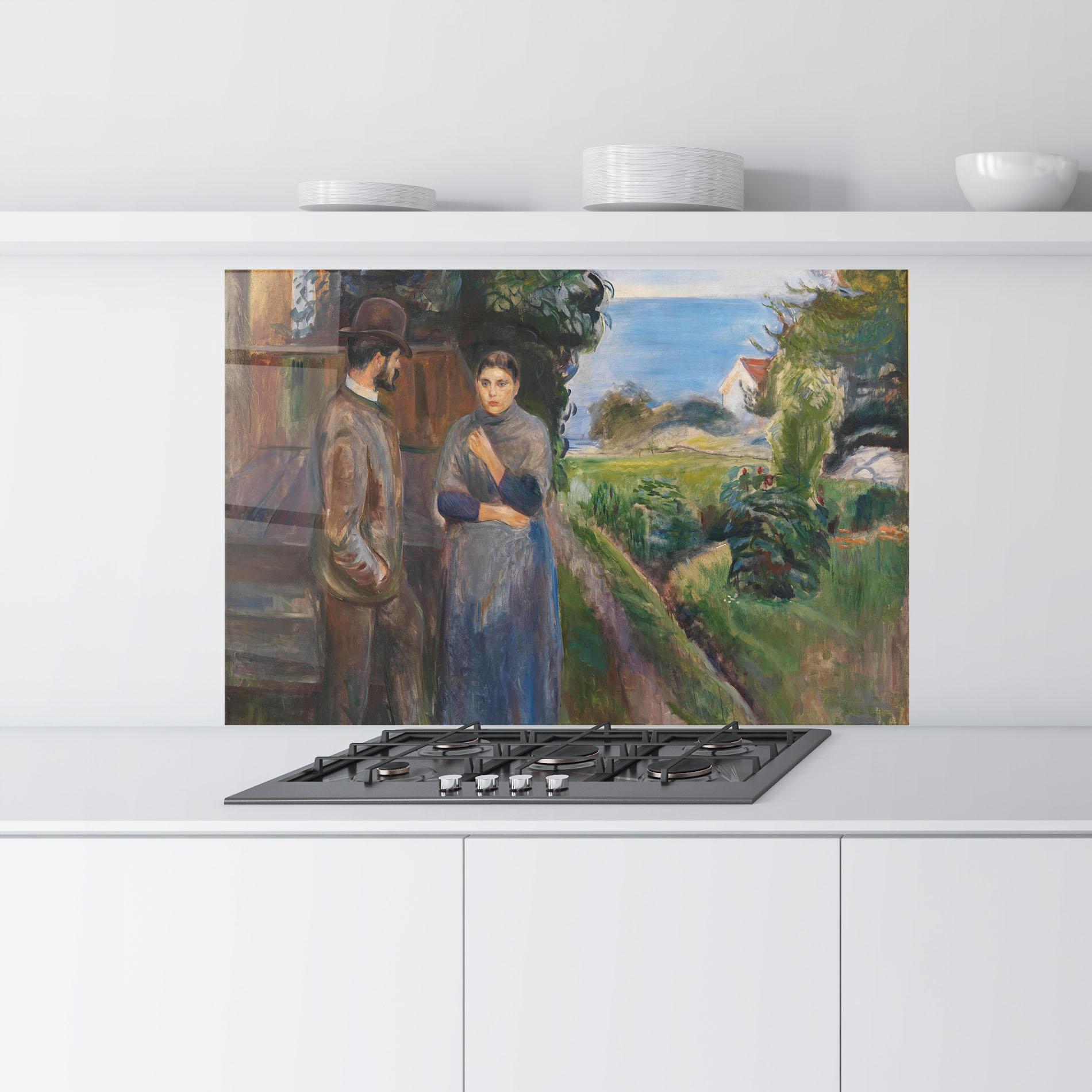 Стъклен панел за кухня Evening Passion mockup 9