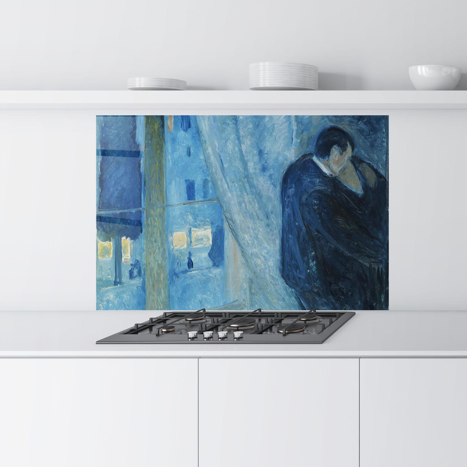 Стъклен панел за кухня Kiss By The Window mockup 9