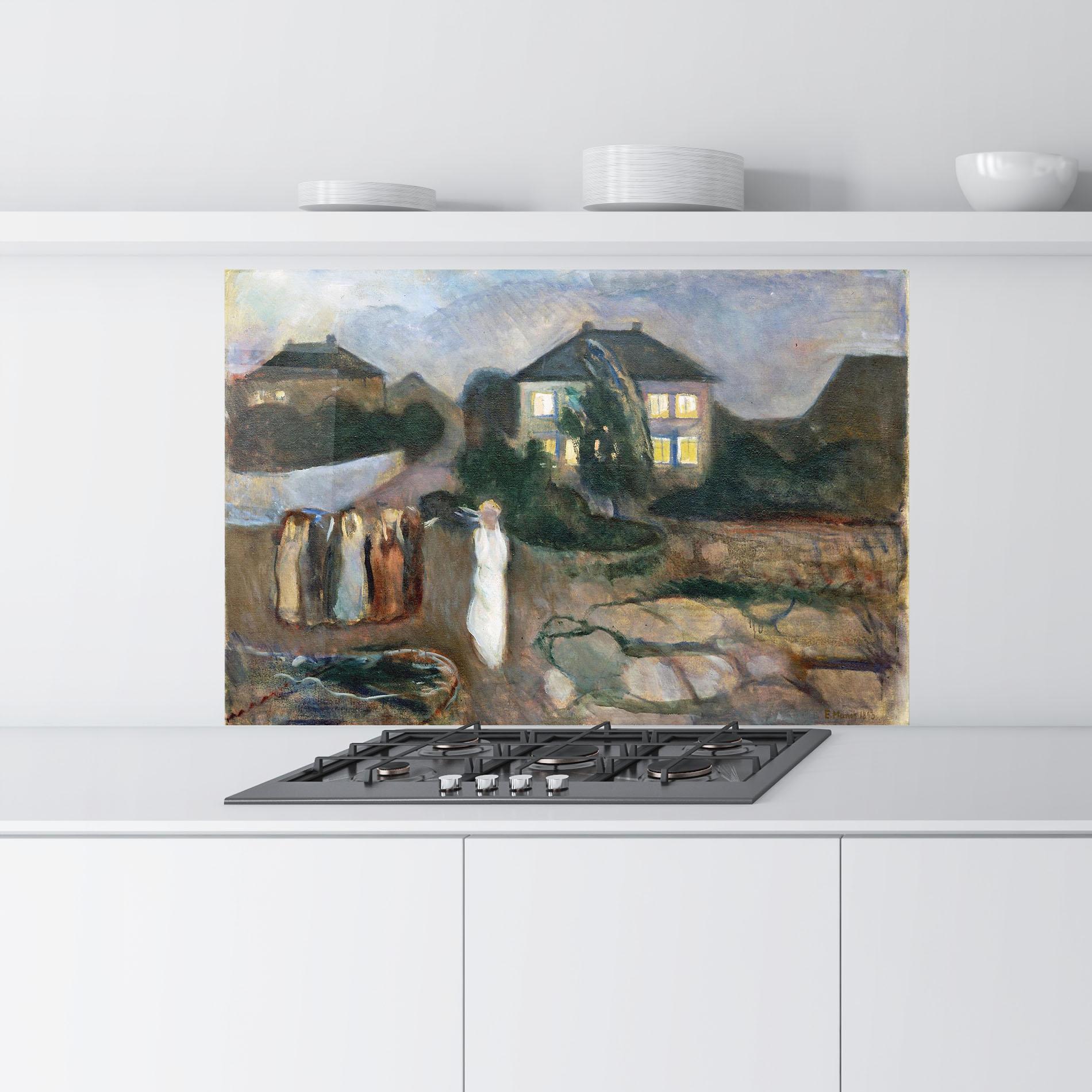 Стъклен панел за кухня The Storm mockup 9