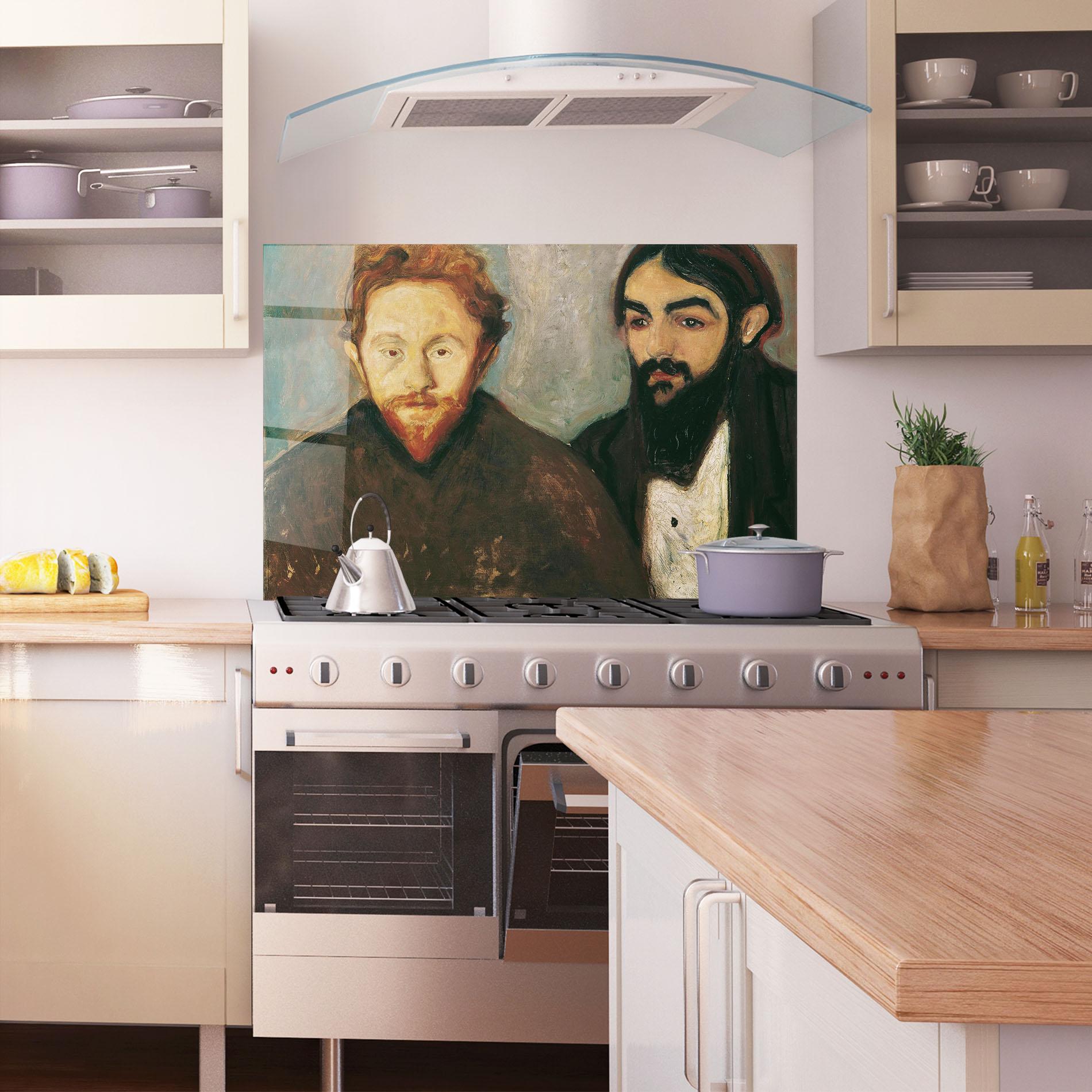 Стъклен панел за кухня Der Maler mockup 1