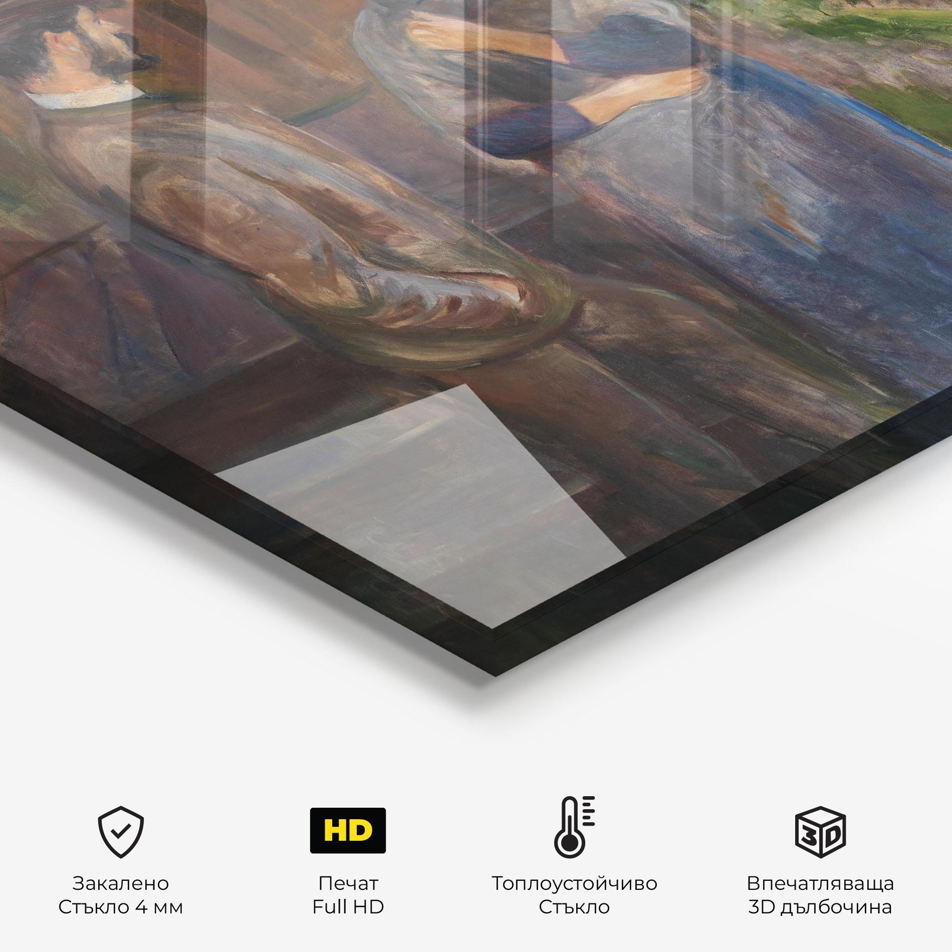 Стъклен панел за кухня Evening Passion mockup 2