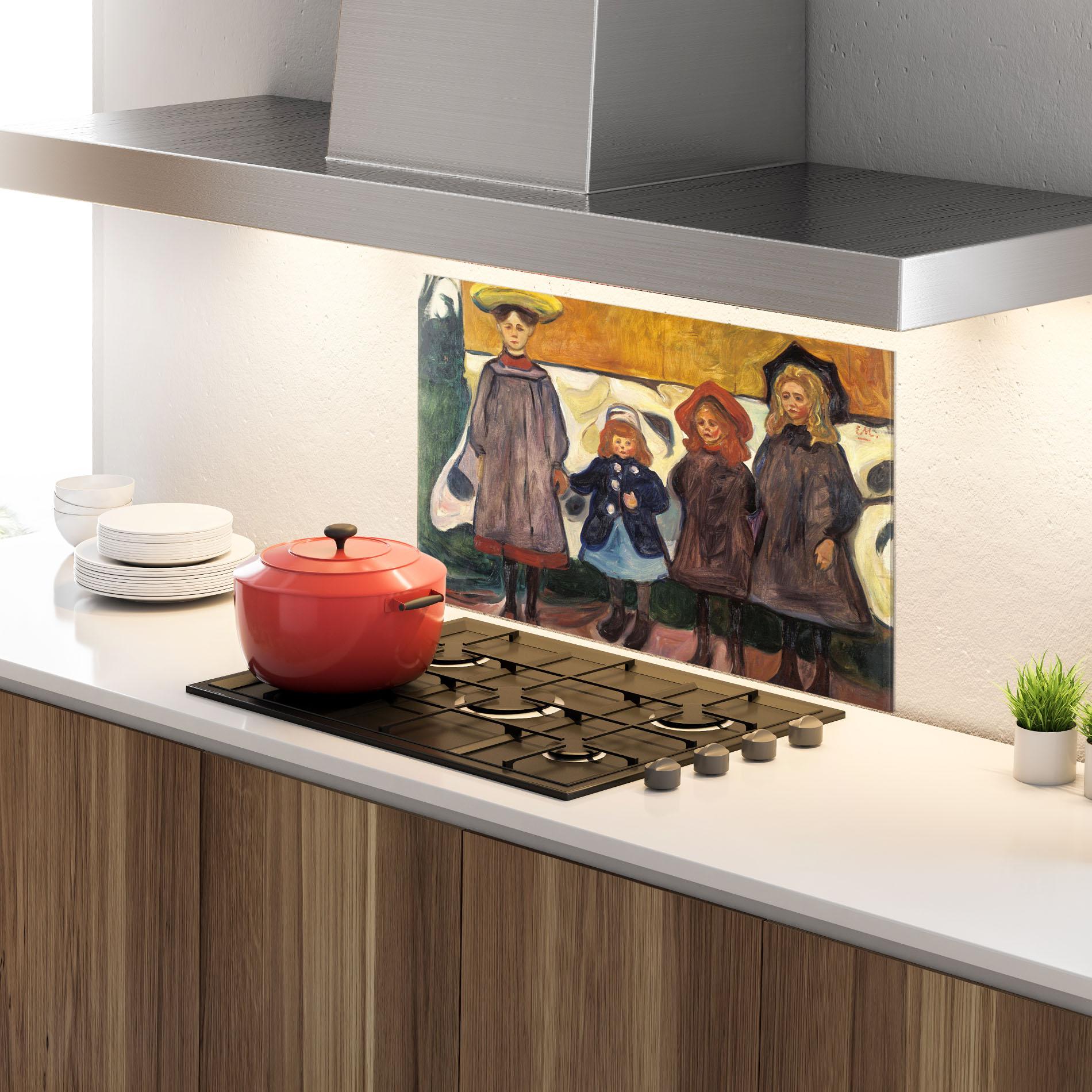 Стъклен панел за кухня Asgardstrand mockup 4