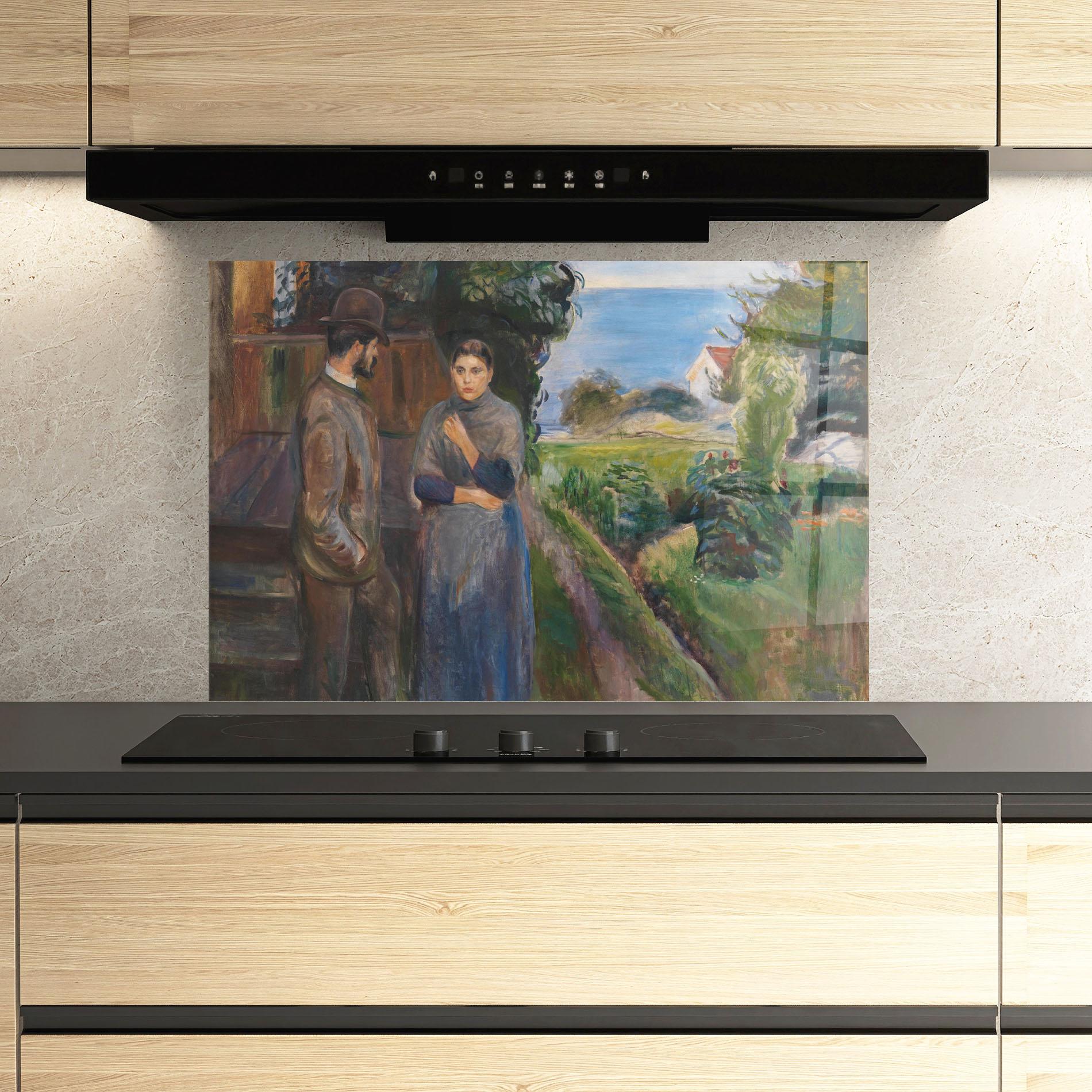 Стъклен панел за кухня Evening Passion mockup 3