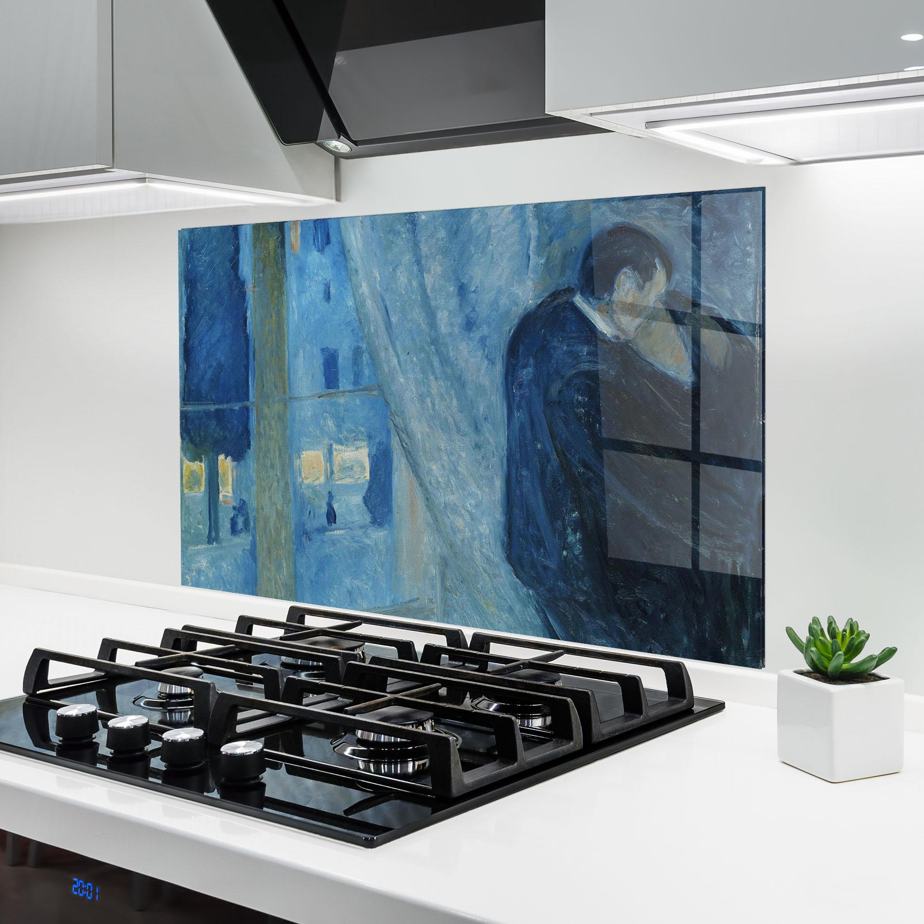 Стъклен панел за кухня Kiss By The Window mockup 6