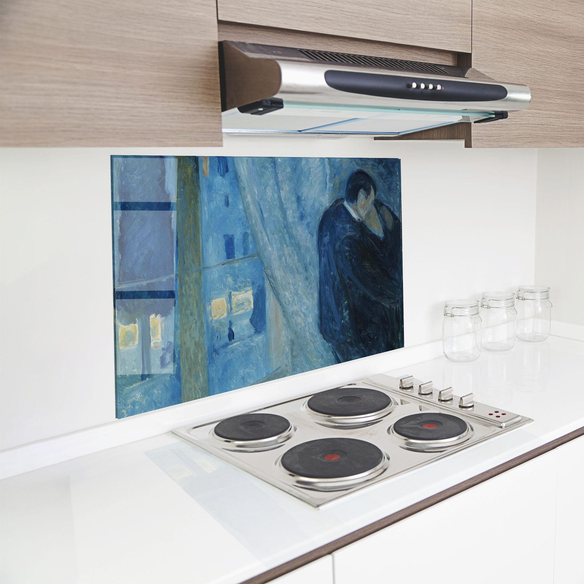 Стъклен панел за кухня Kiss By The Window mockup 8