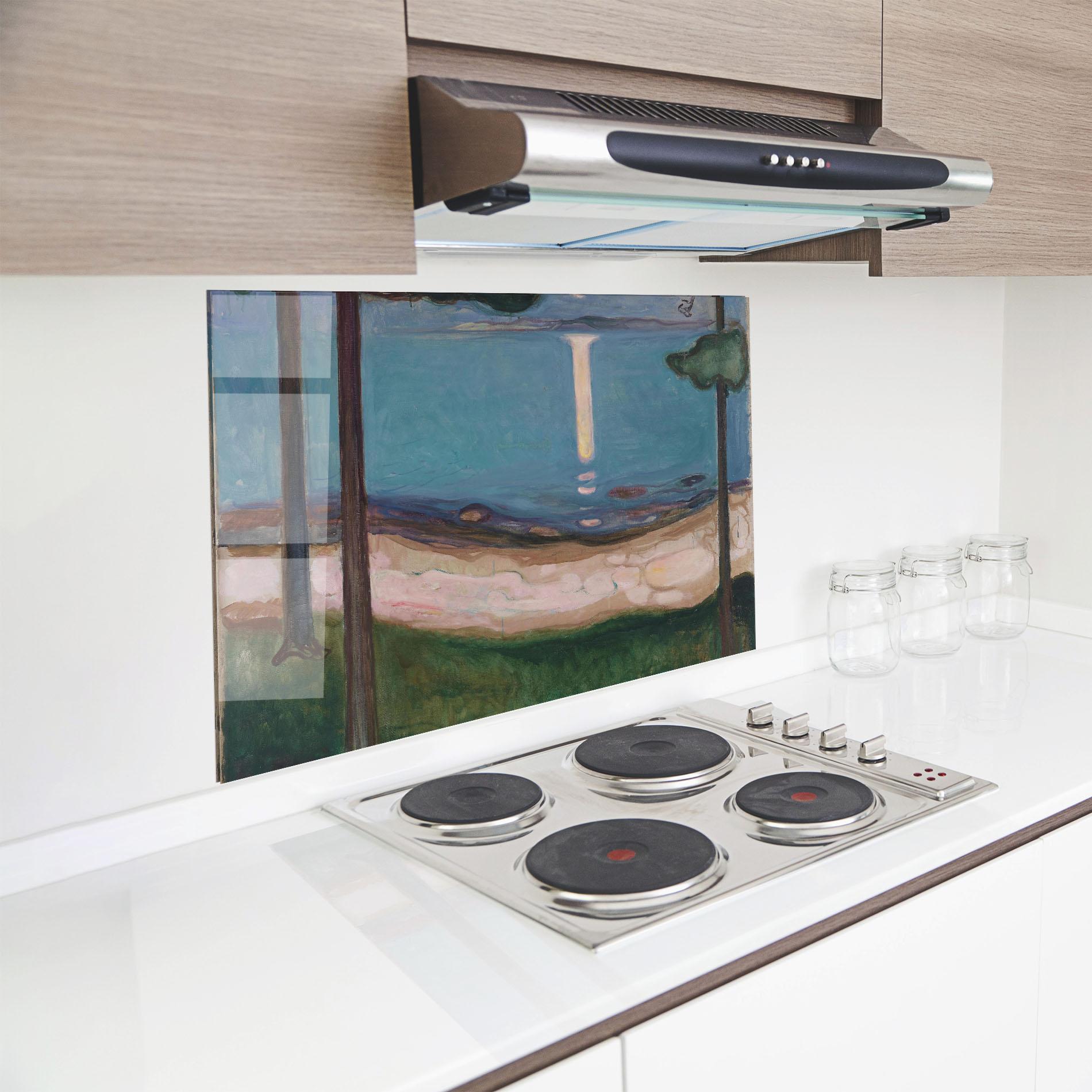 Стъклен панел за кухня Moonlight mockup 8