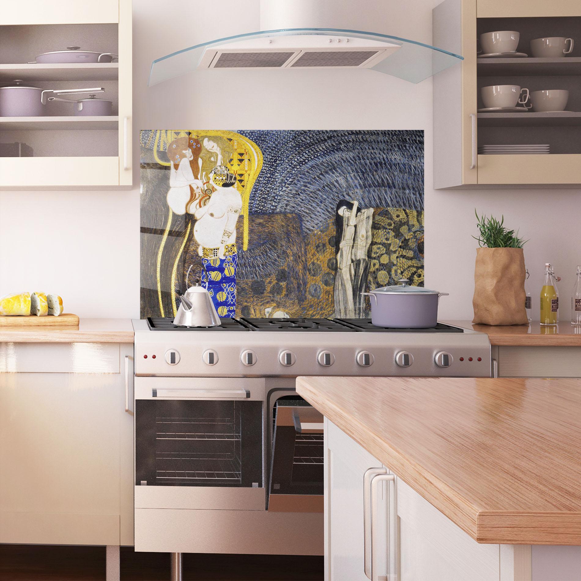 Стъклен панел за кухня The Hostile Powers mockup 1