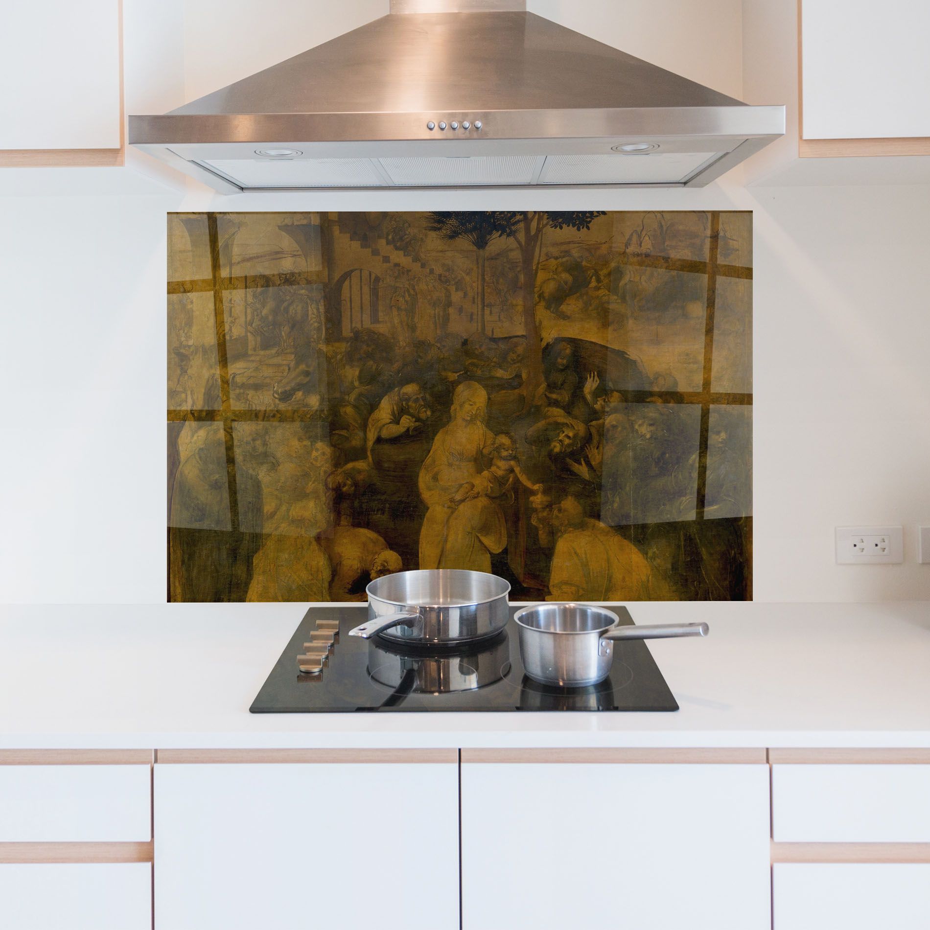 Leonardo Da Vinci Adorazione Dei Magi mockup 5