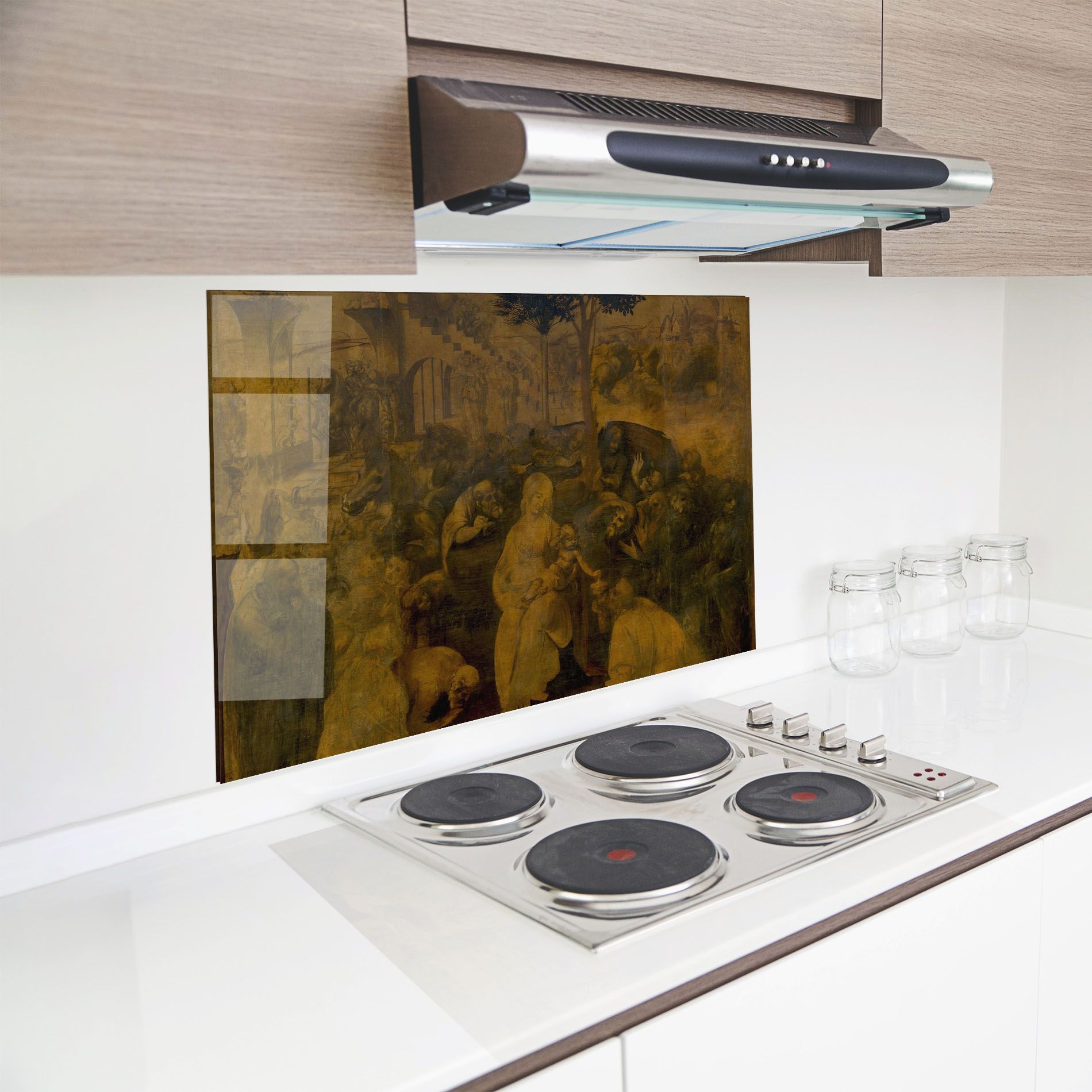 Leonardo Da Vinci Adorazione Dei Magi mockup 8