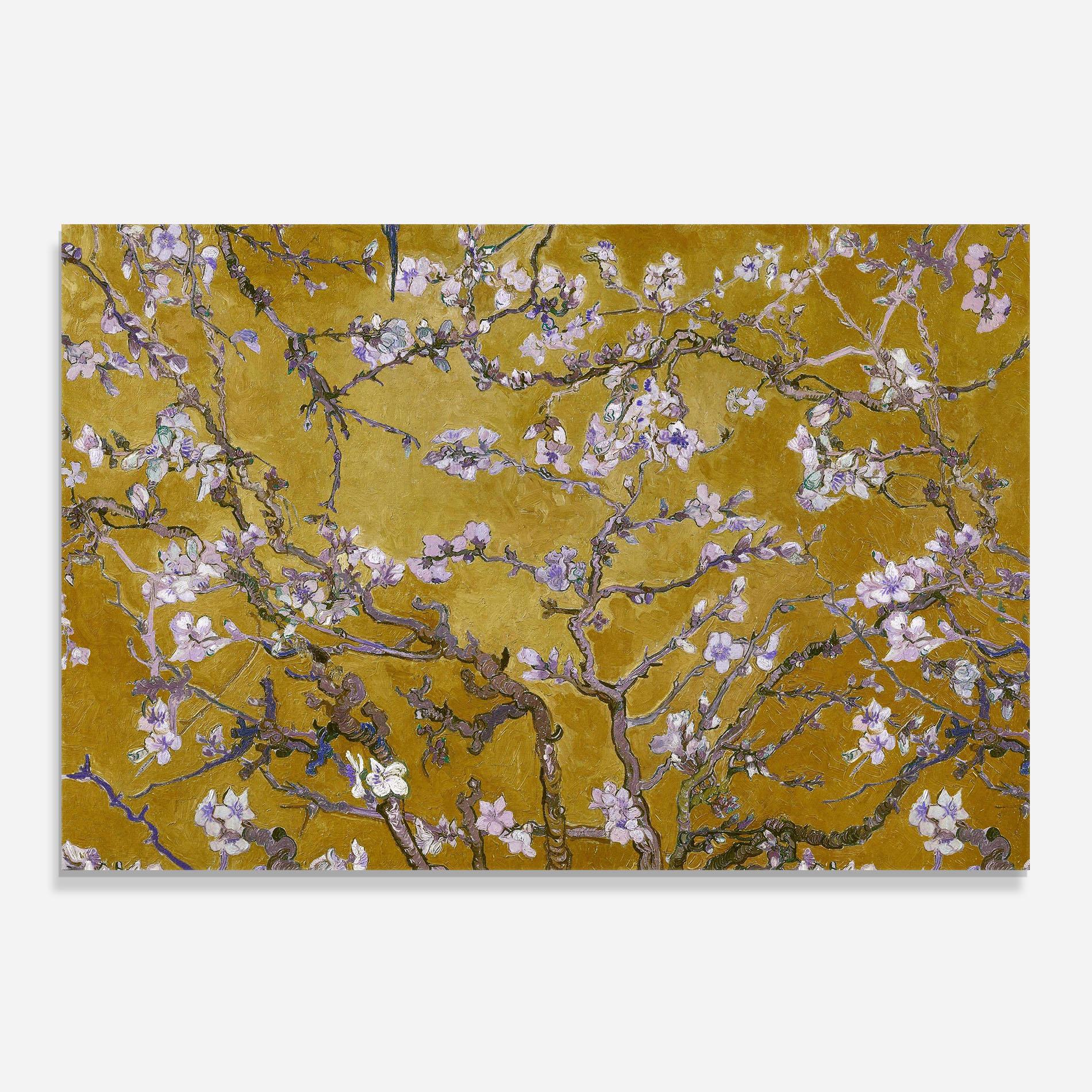 Стъклен панел за кухня Almond Blossom mockup 0