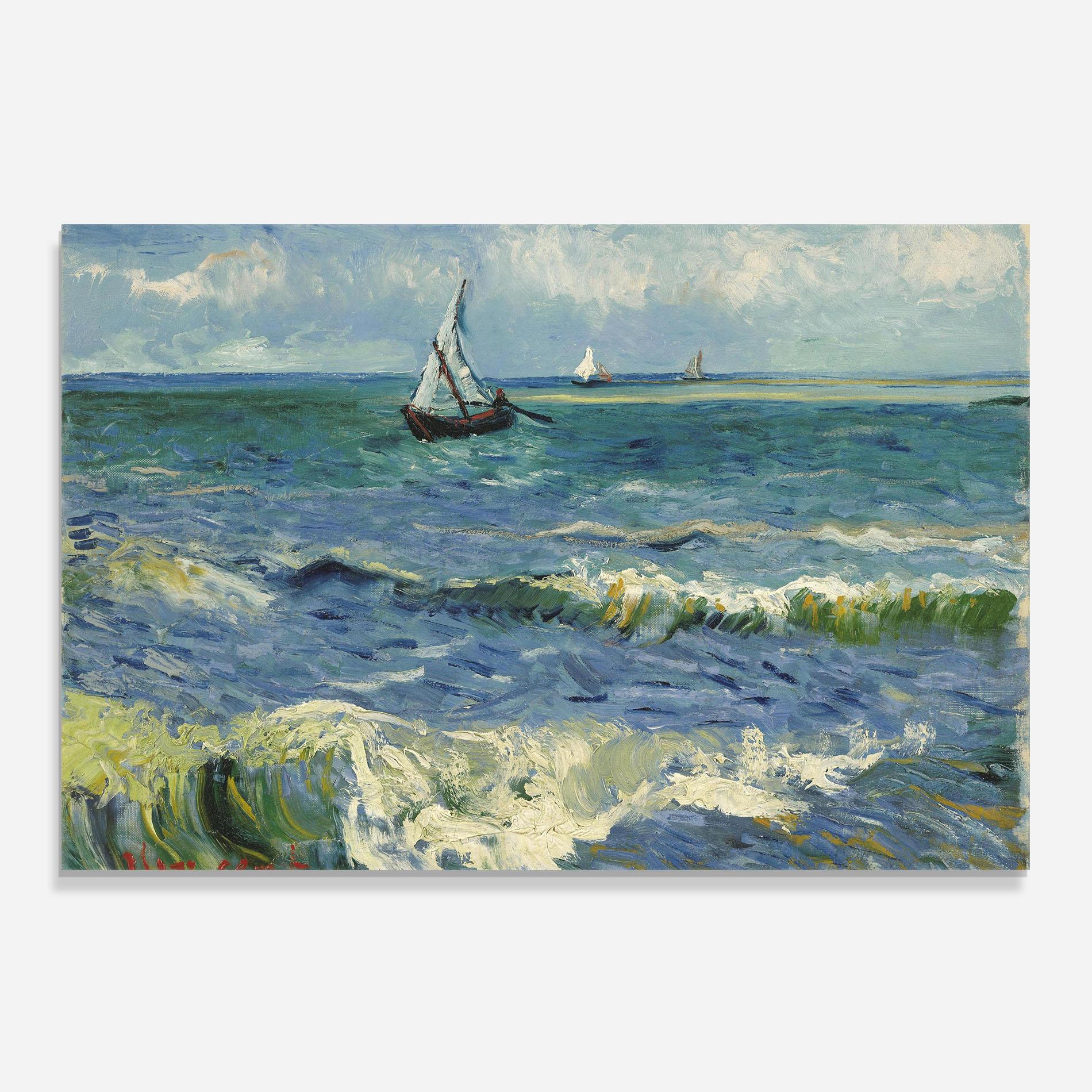 Стъклен панел за кухня Zeegezicht Saintes Maries mockup 0