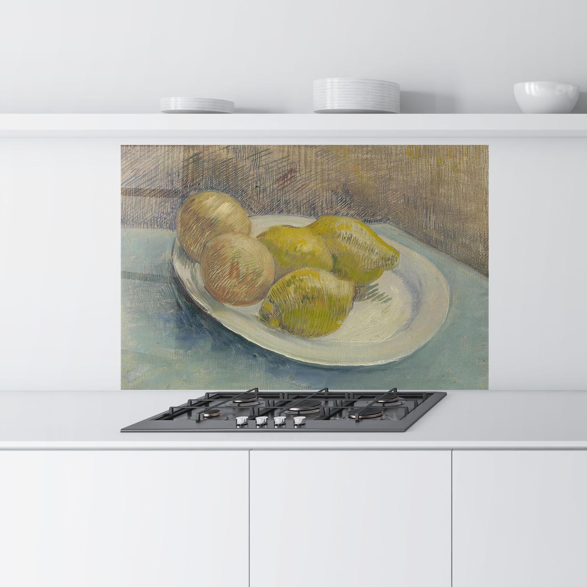 Стъклен панел за кухня Schotel Met Citrusvruchten mockup 9