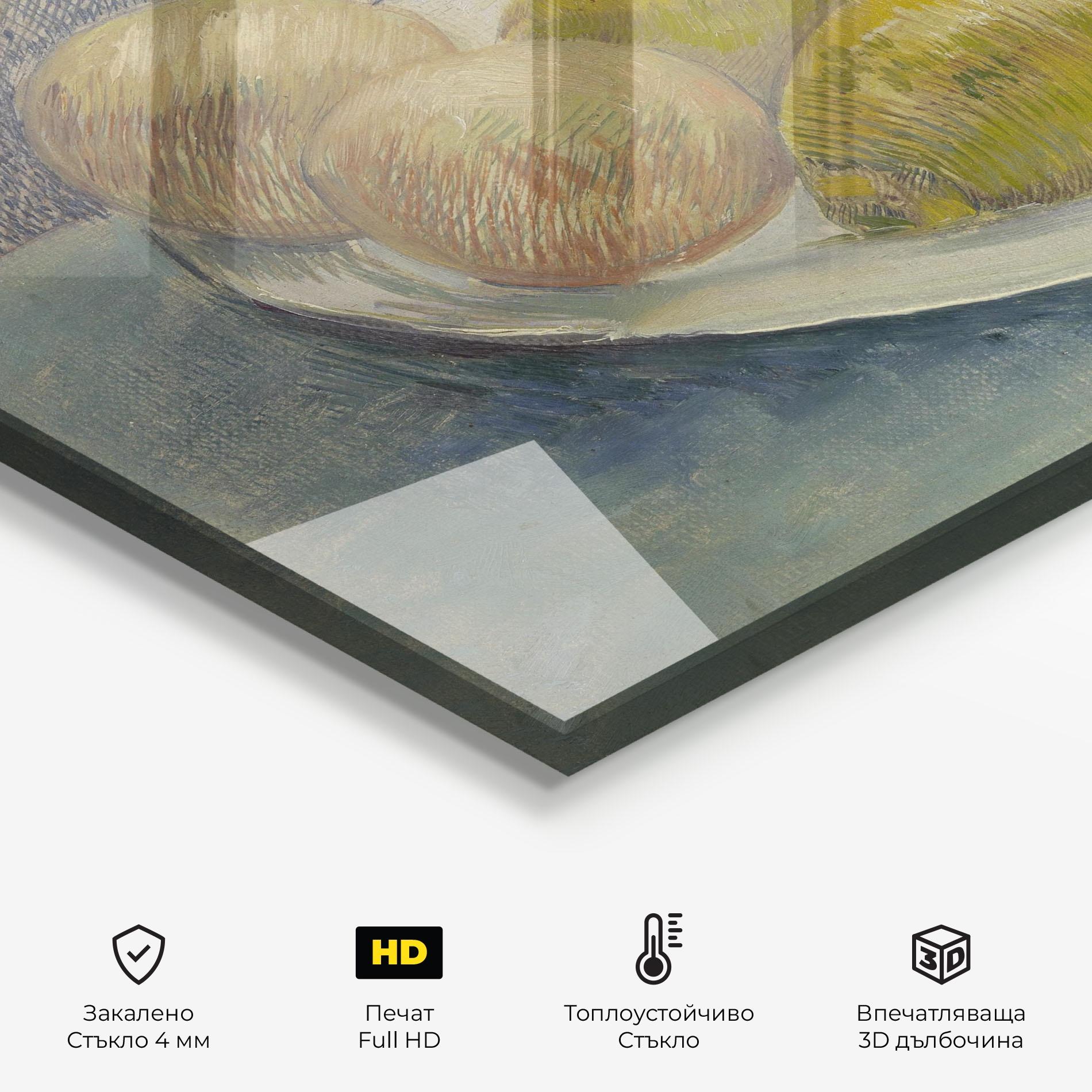 Стъклен панел за кухня Schotel Met Citrusvruchten mockup 2