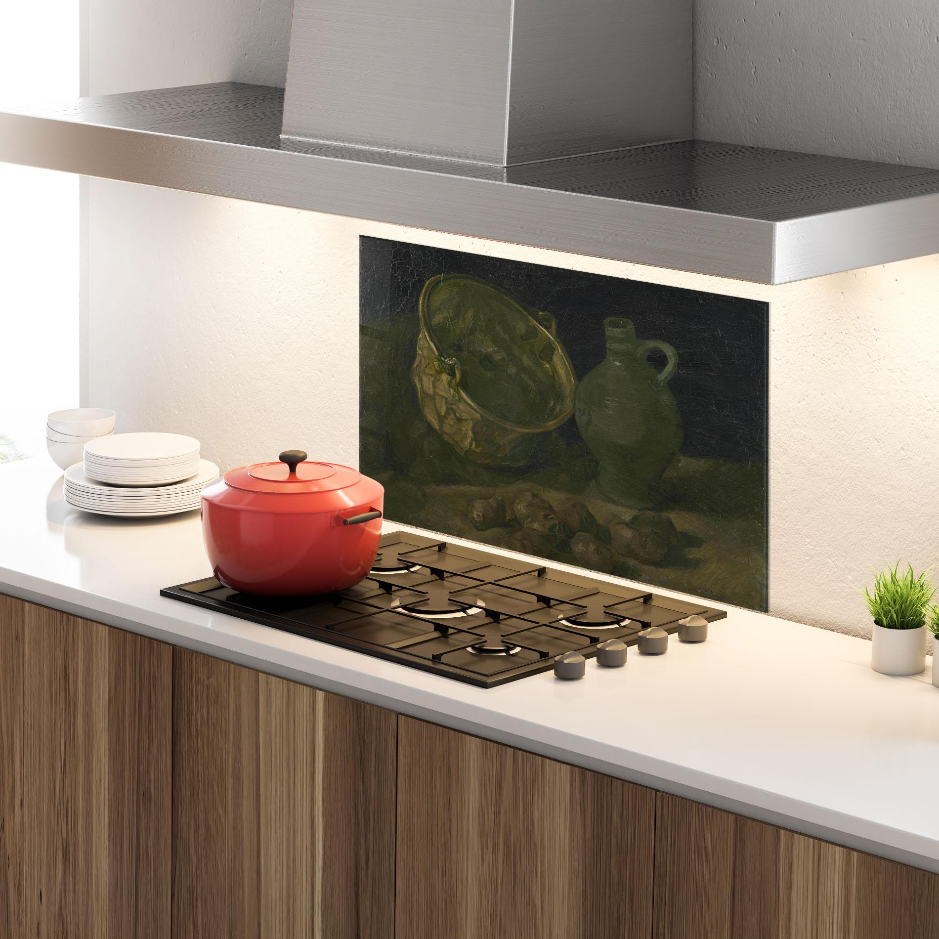 Стъклен панел за кухня Met Koperen Ketel mockup 4