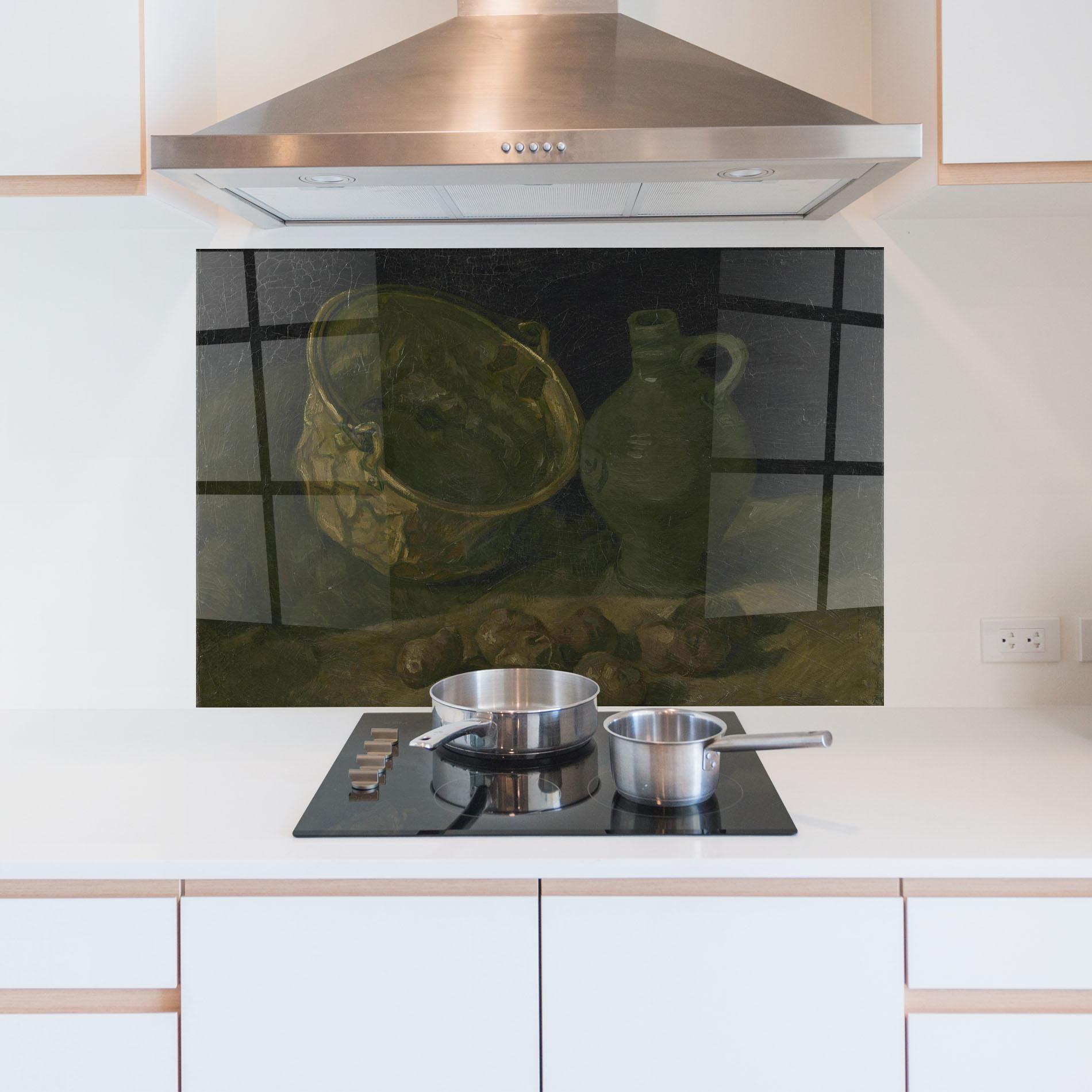 Стъклен панел за кухня Met Koperen Ketel mockup 5