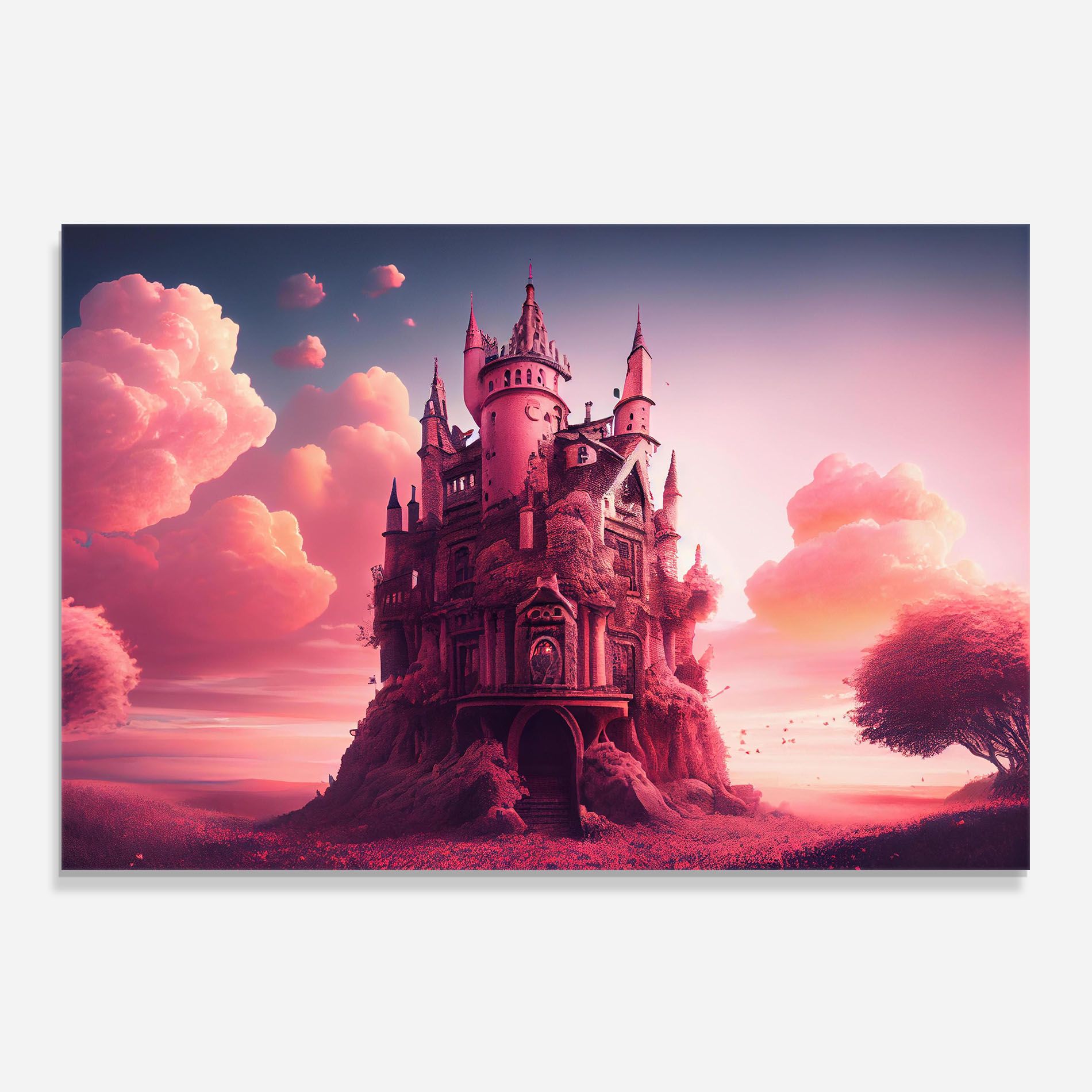 Pink Cute Castle mockup 0