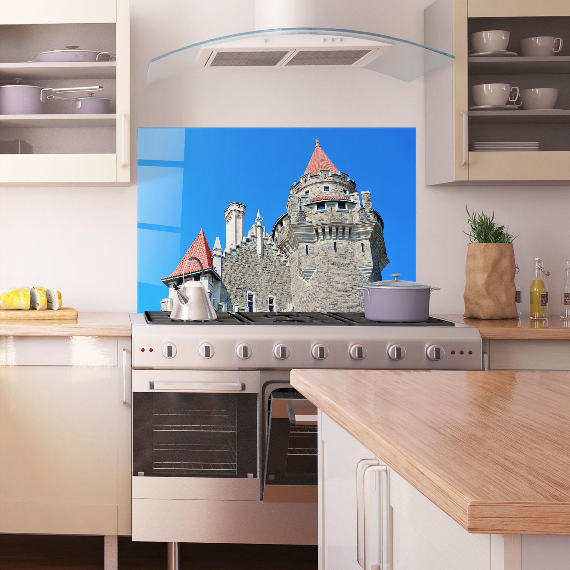 Стъклен панел за кухня Casa Loma mockup 1