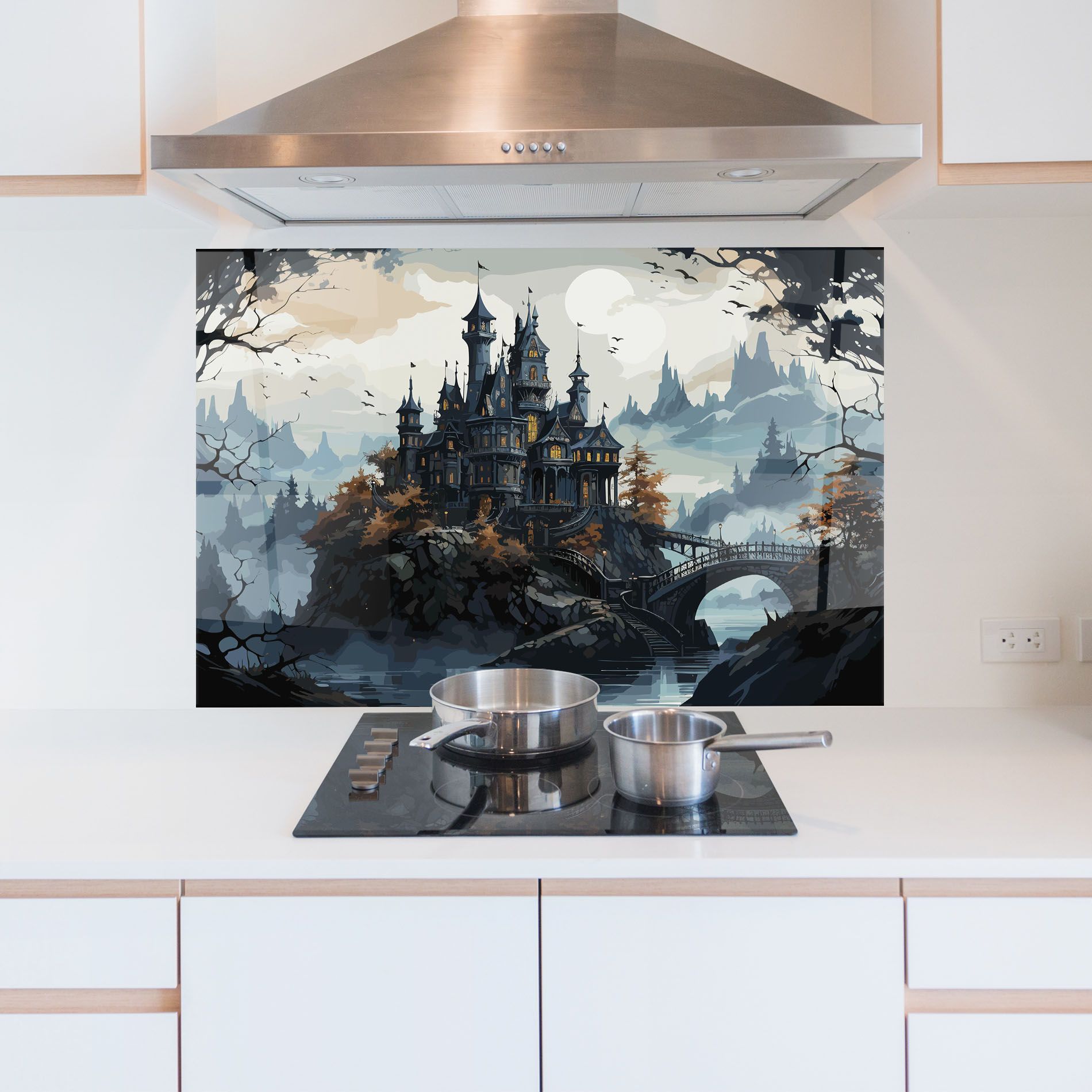 Grey Big Castle mockup 5