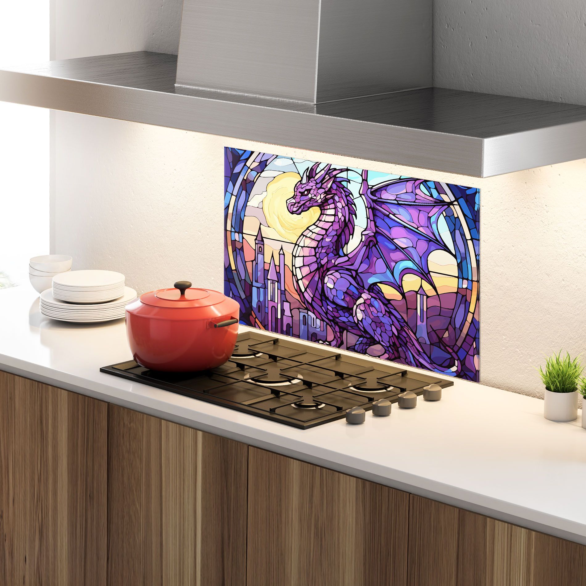 Purple Pretty Dragon mockup 4