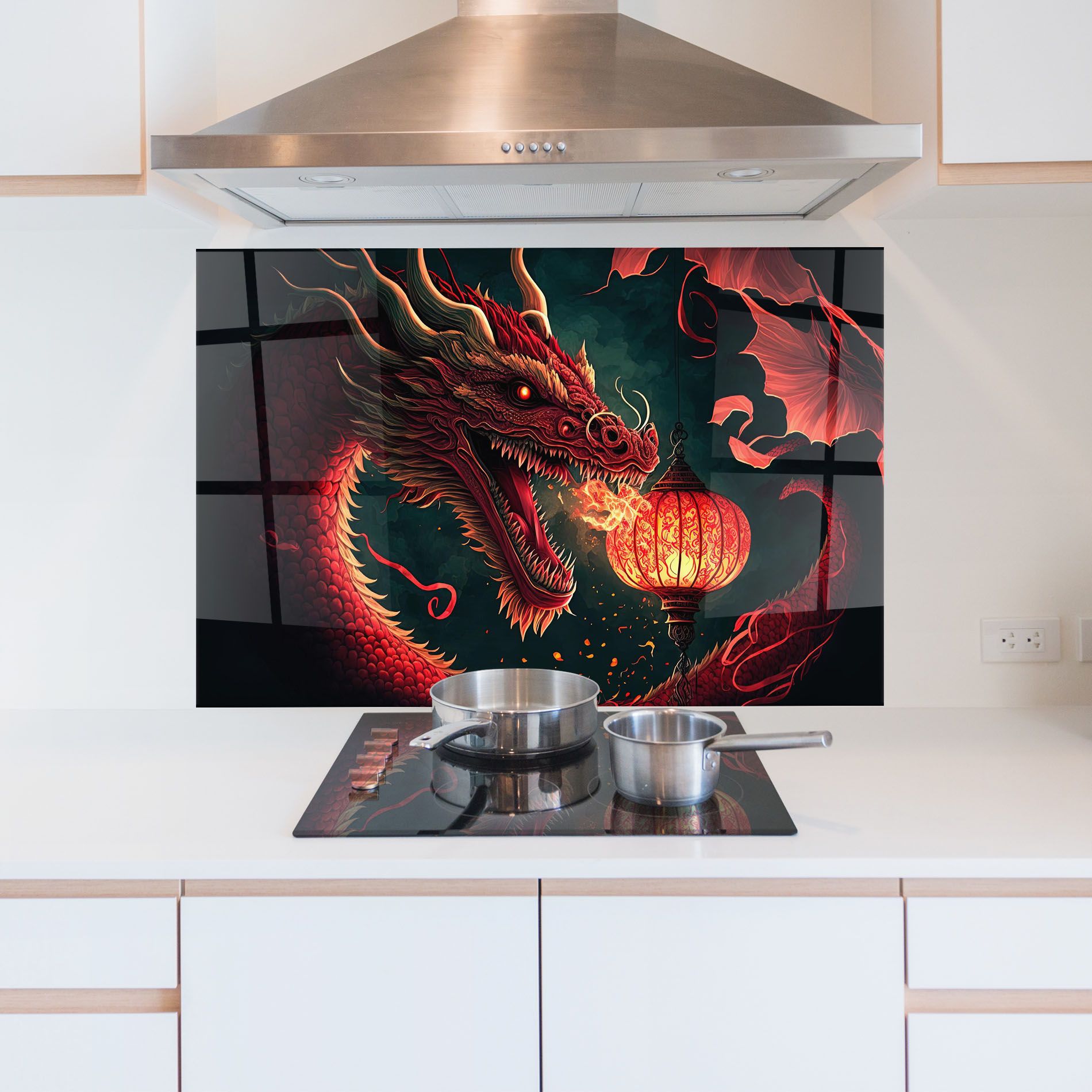 Red Fire Dragon mockup 5