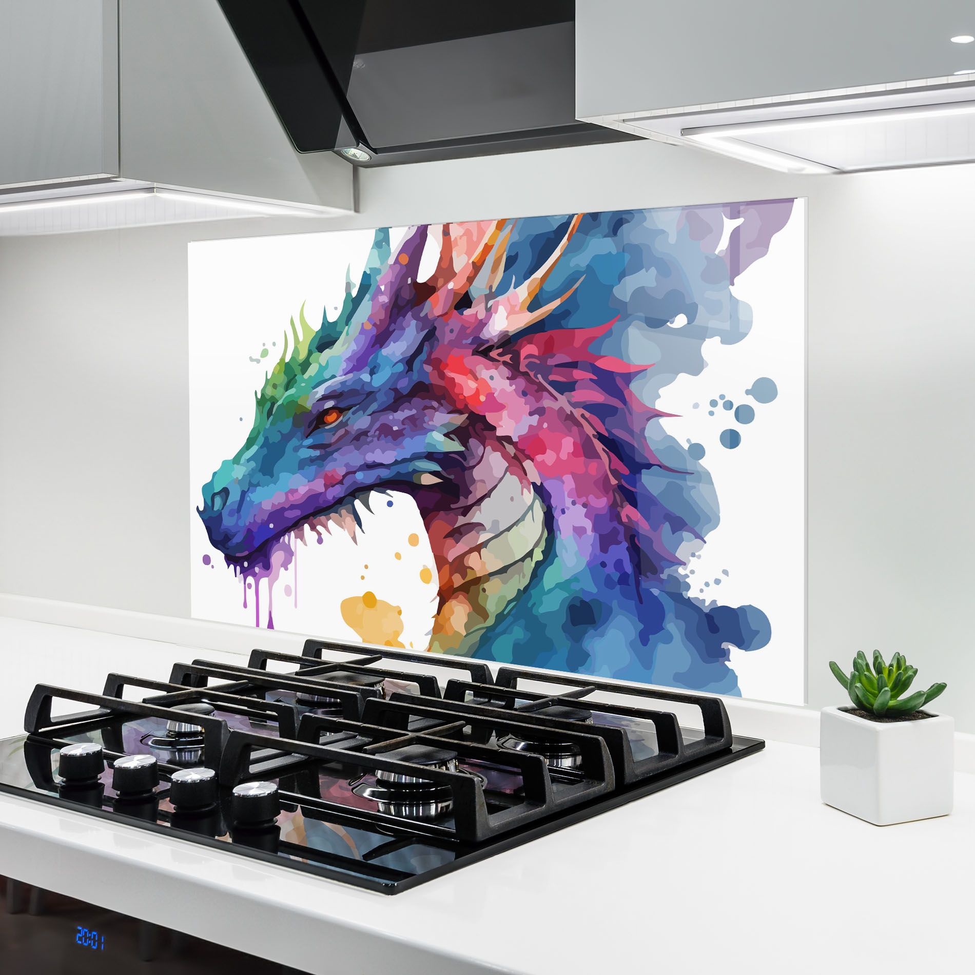 Colourful Dragon mockup 6