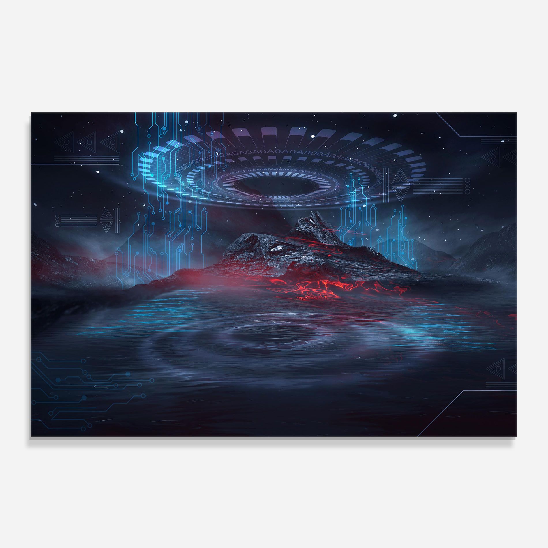 Neon Space Galaxy mockup 0