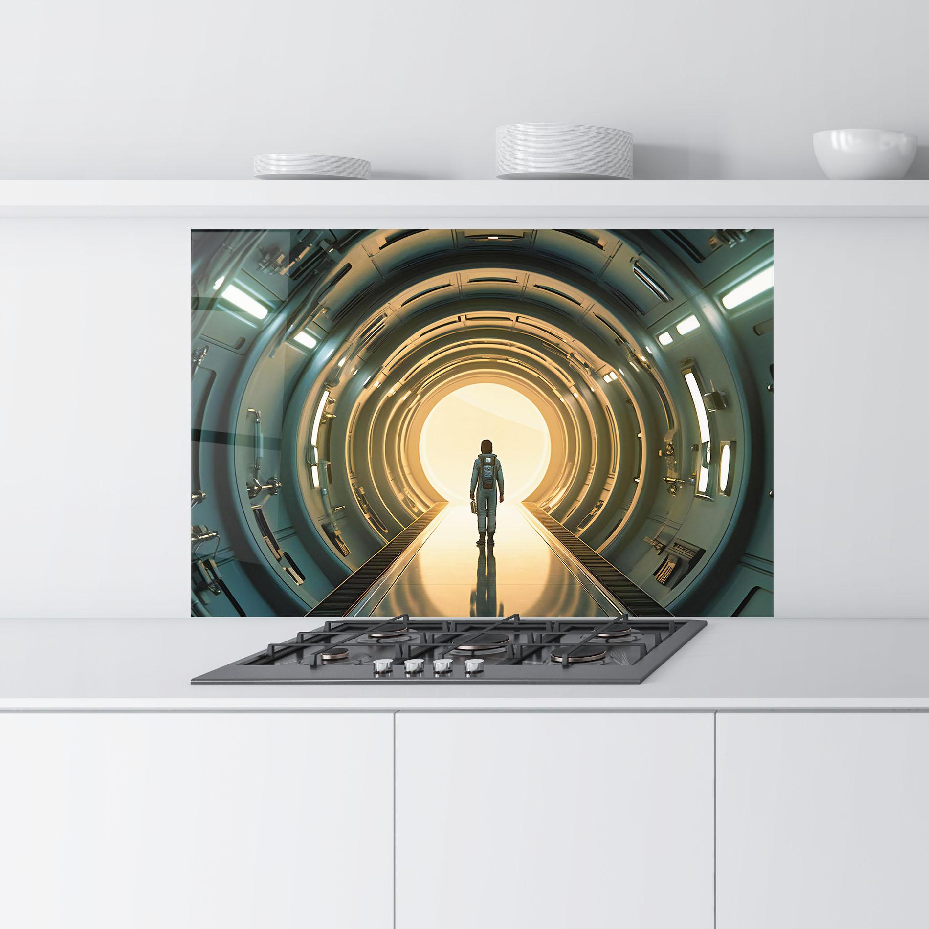 Стъклен панел за кухня Infinity Intrigue mockup 9