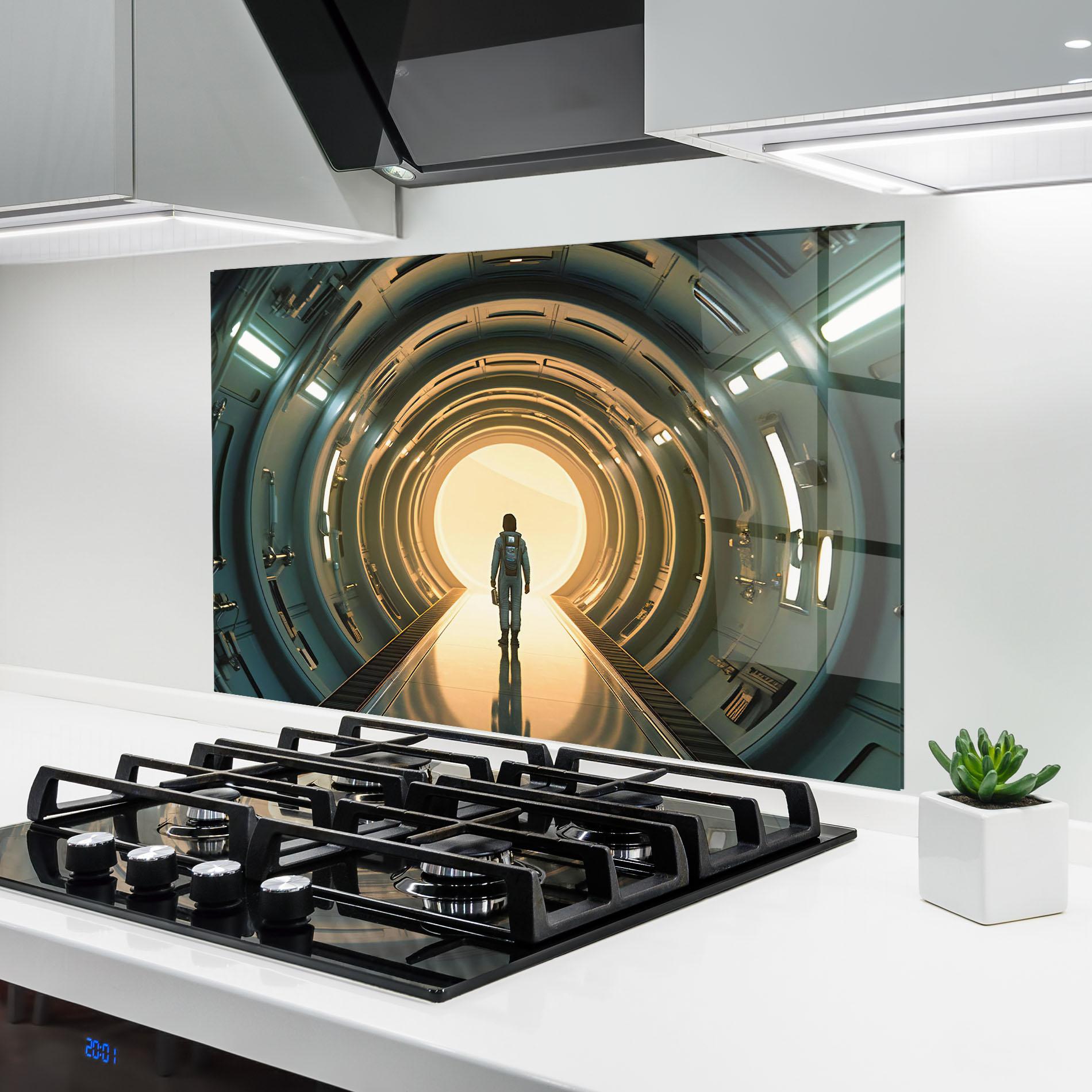 Стъклен панел за кухня Infinity Intrigue mockup 6