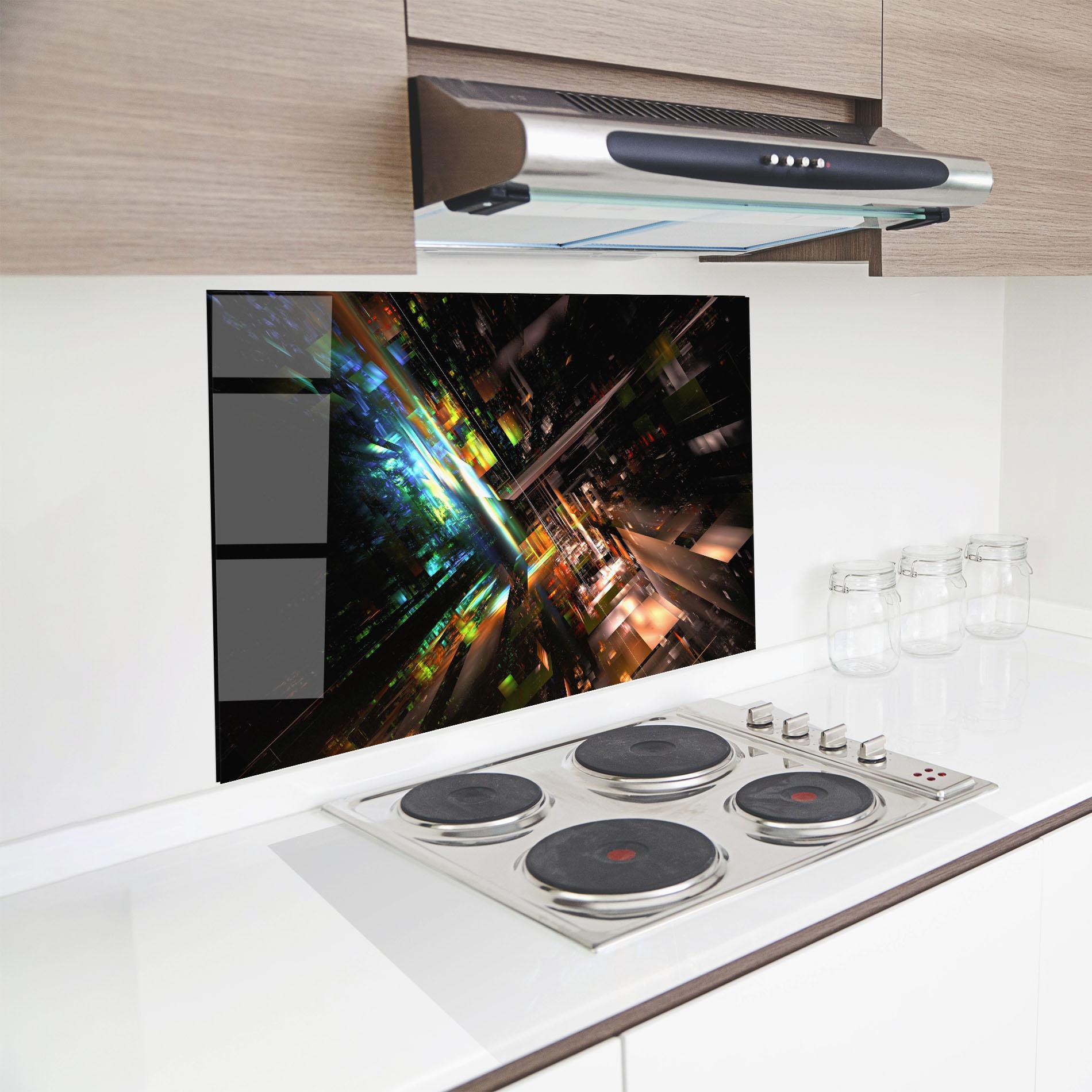 Стъклен панел за кухня Dimension Dasher mockup 8