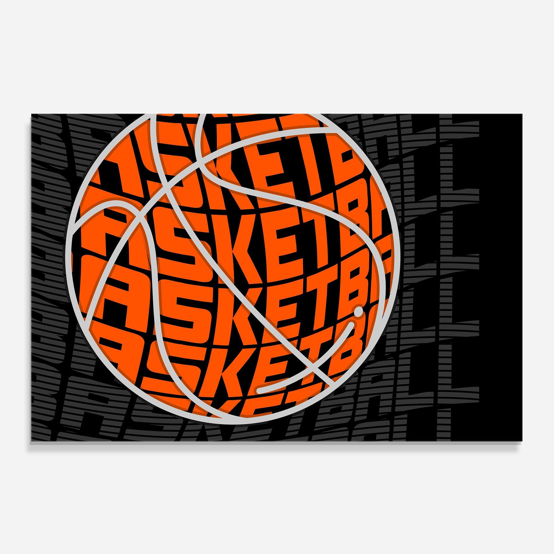 Стъклен панел за кухня Grey Orange Basket mockup 0