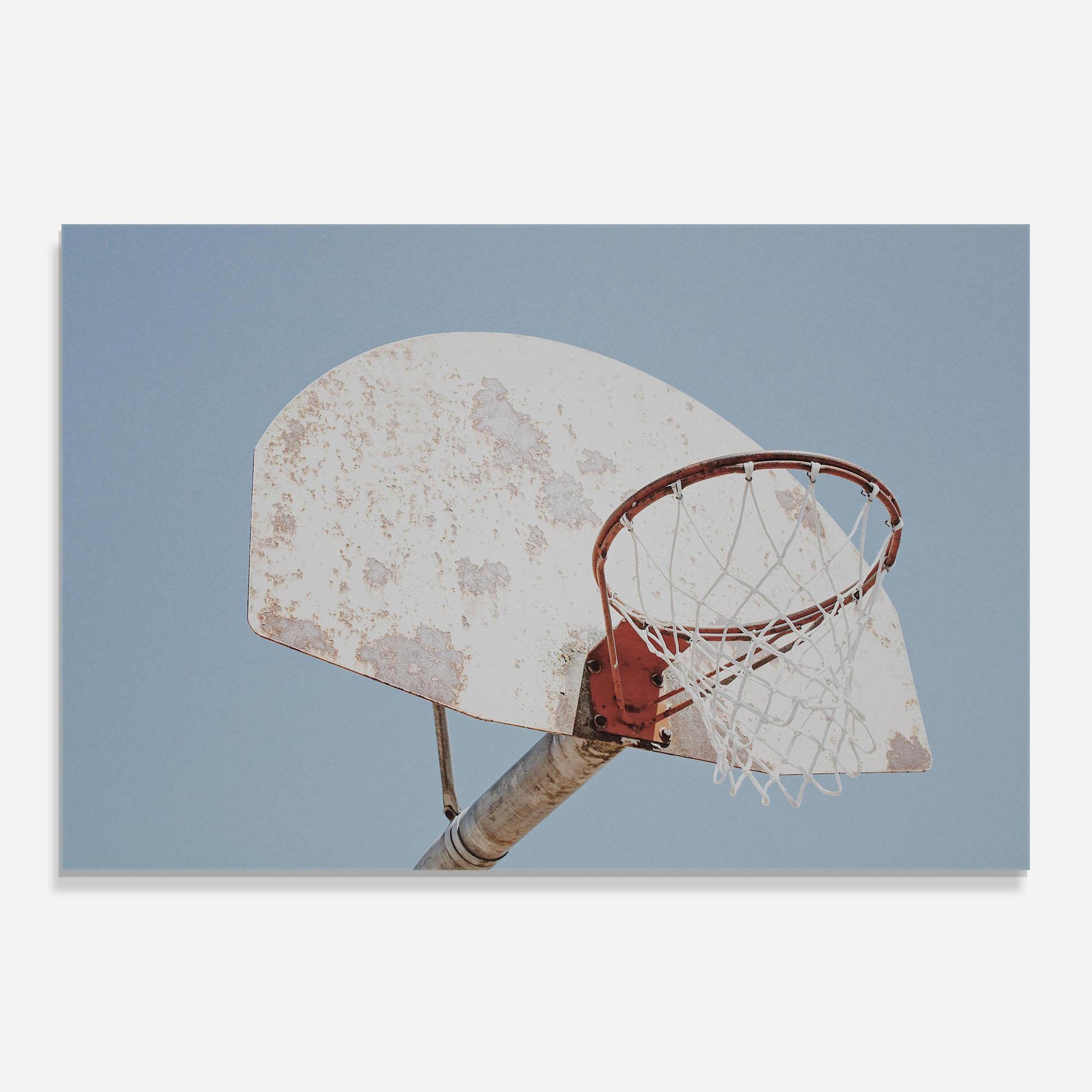 Стъклен панел за кухня Old Basketball Hoop mockup 0