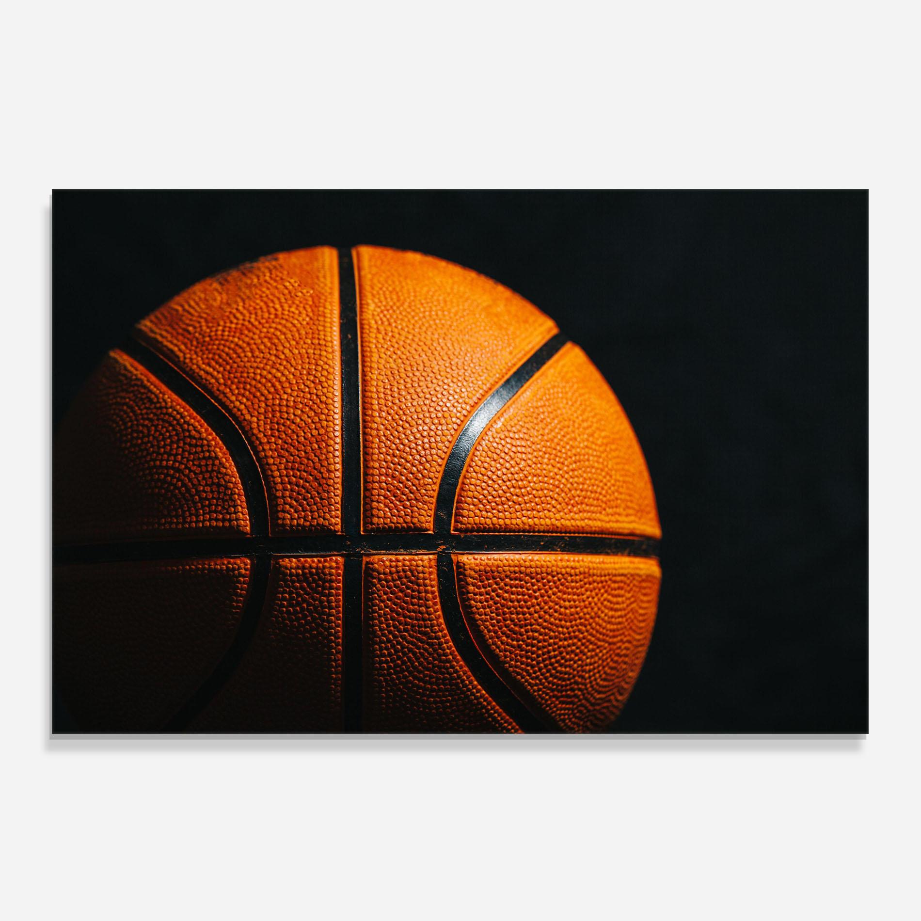 Стъклен панел за кухня Orange Basketball mockup 0