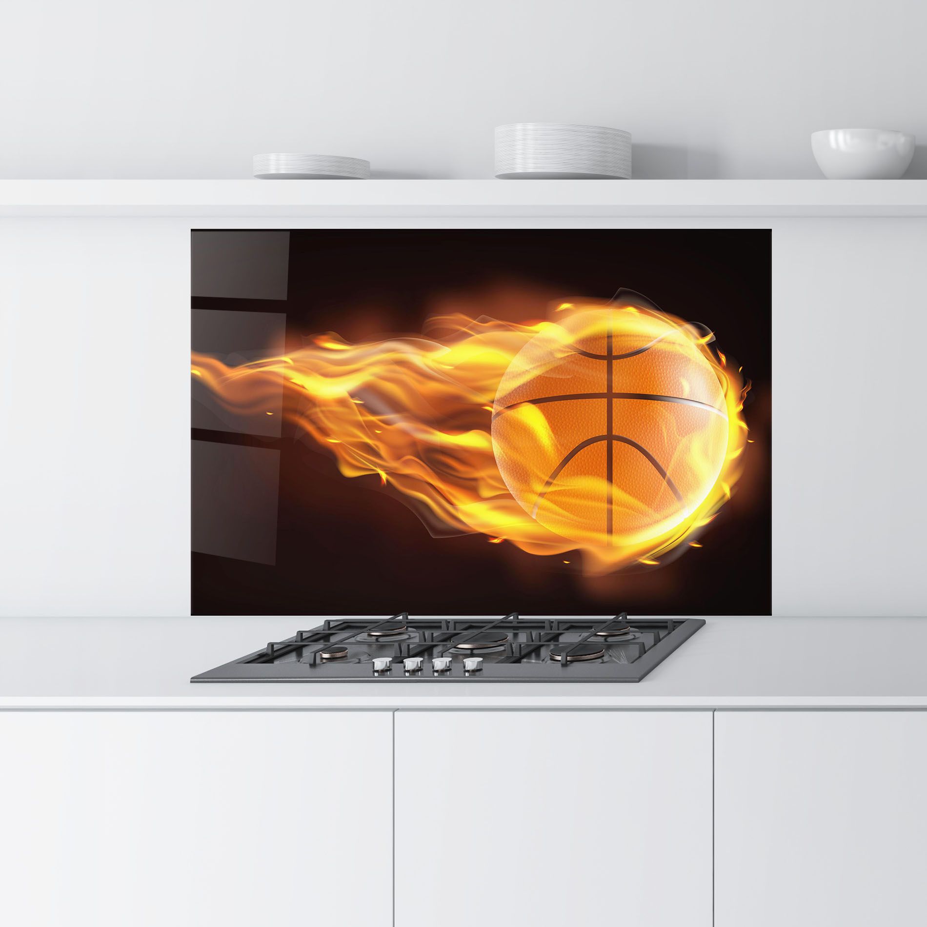 Basketball On Fire mockup 9