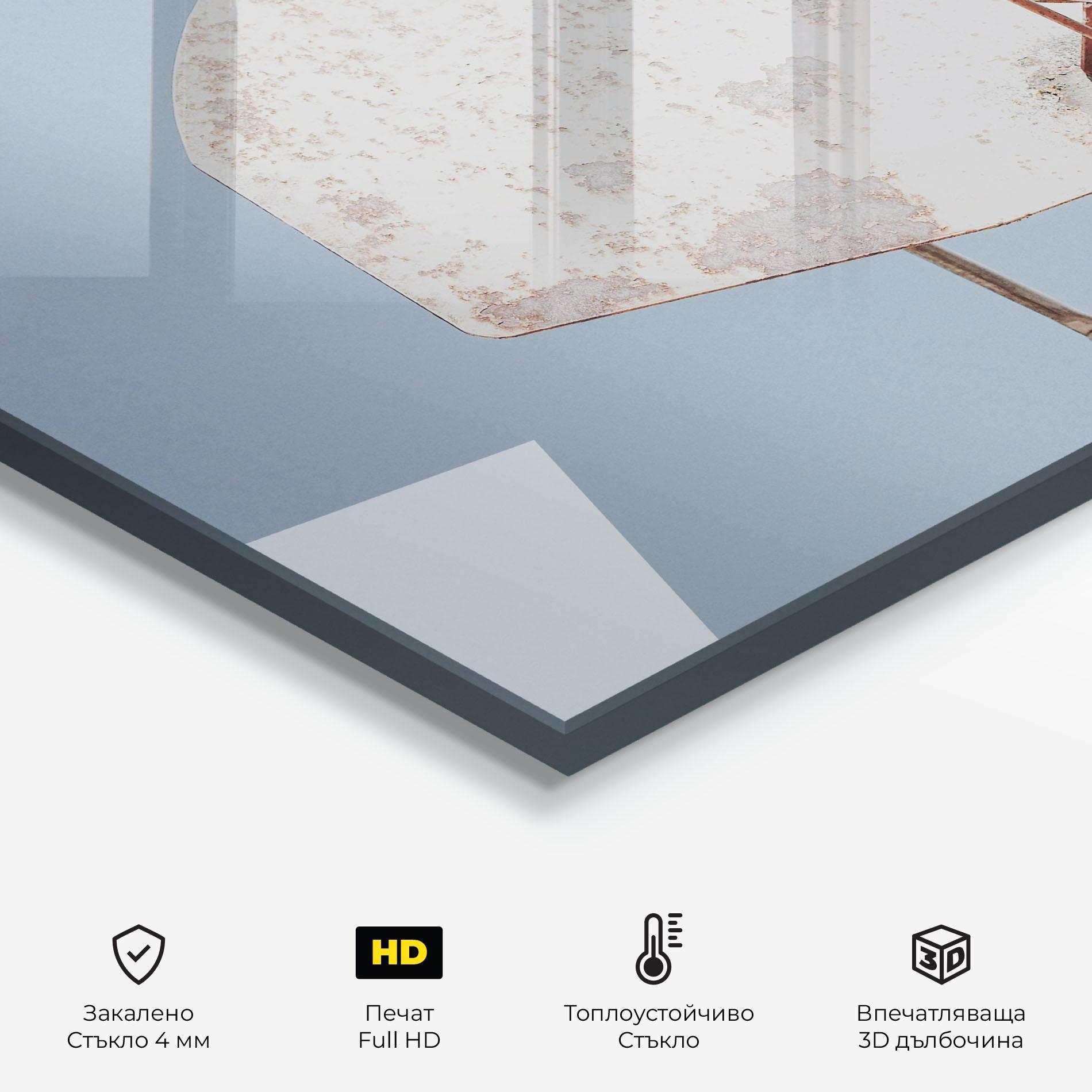 Стъклен панел за кухня Old Basketball Hoop mockup 2