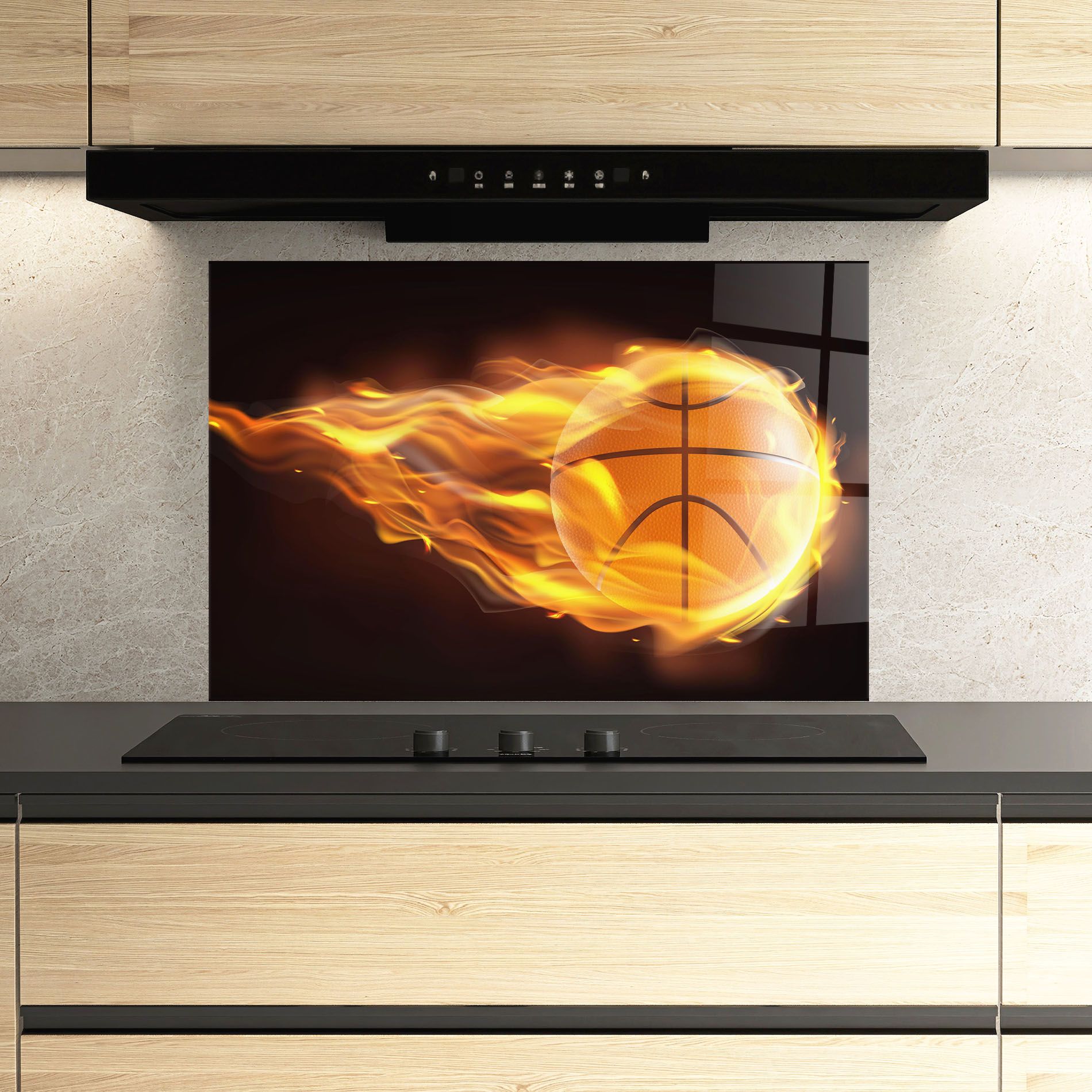 Basketball On Fire mockup 3