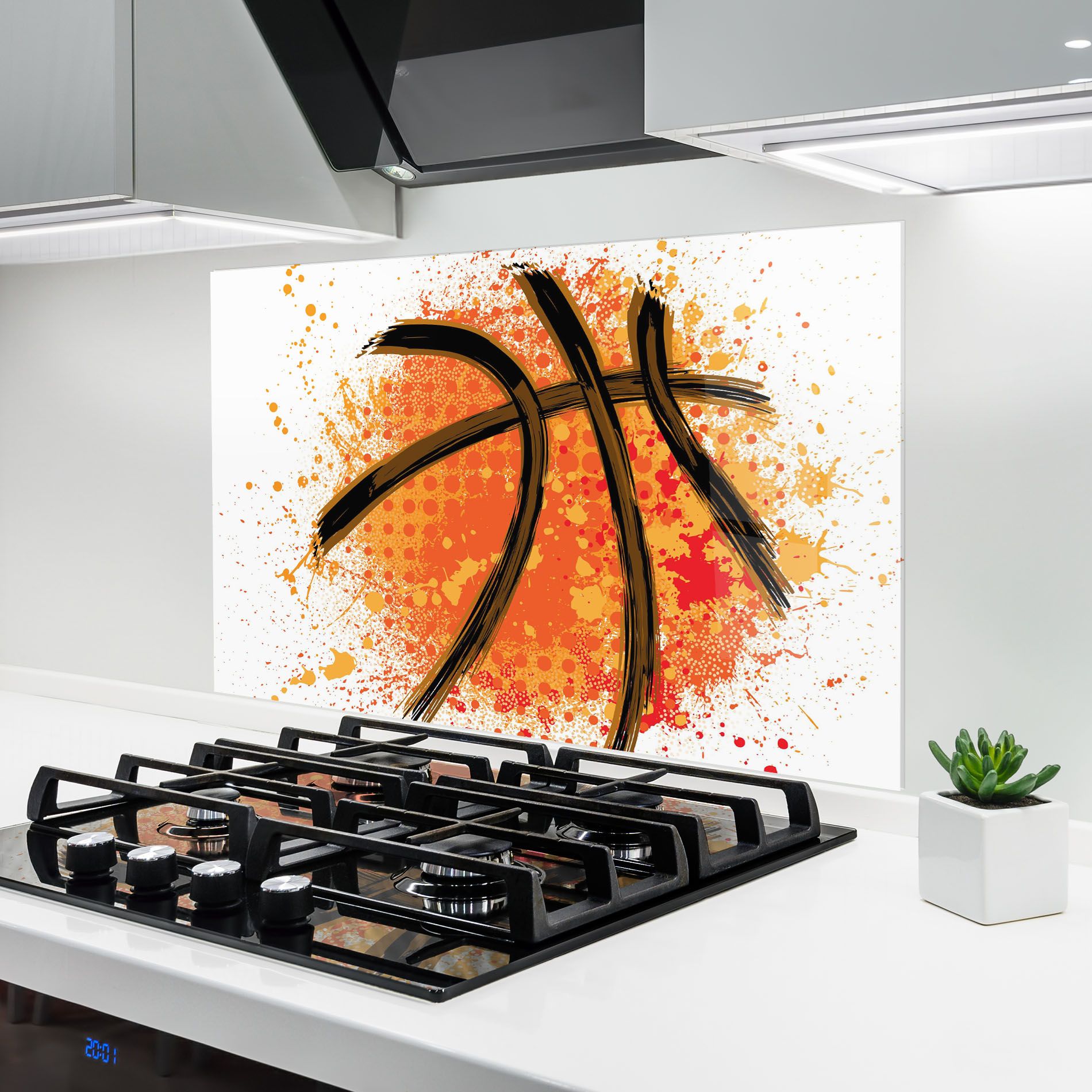 Basket Orange Grunge mockup 6