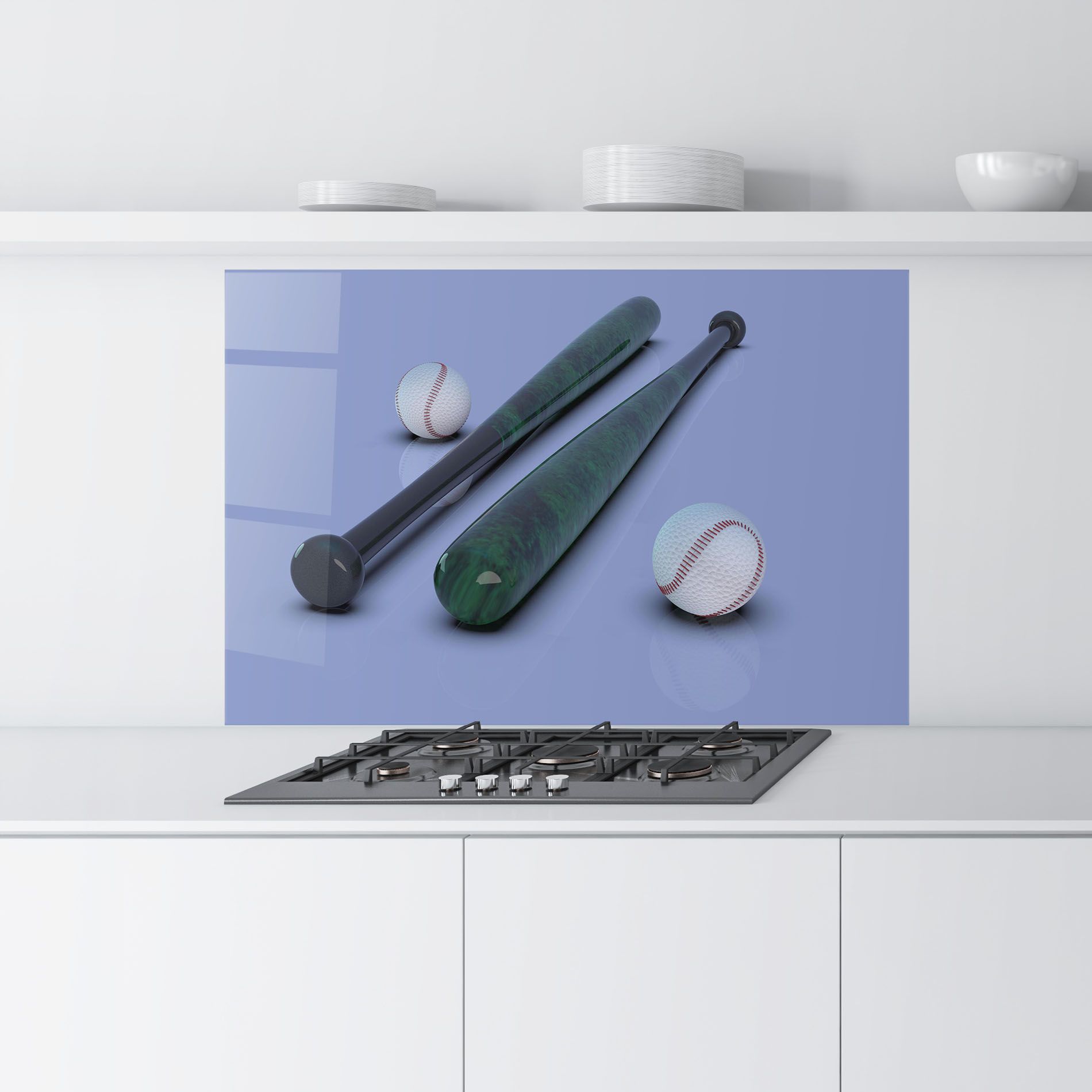 Baseball Ball On Purple mockup 9