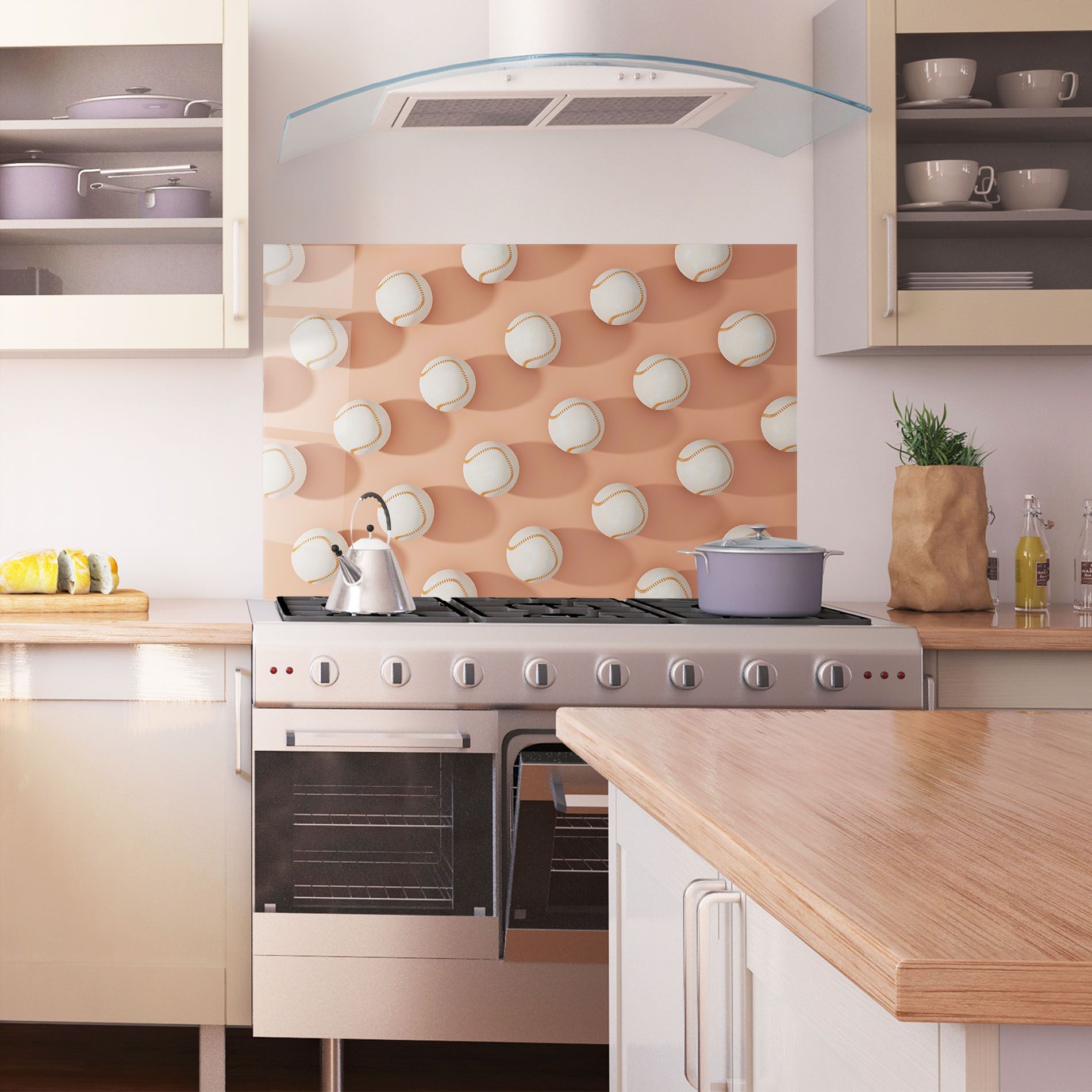 Baseball Ball Pattern mockup 1