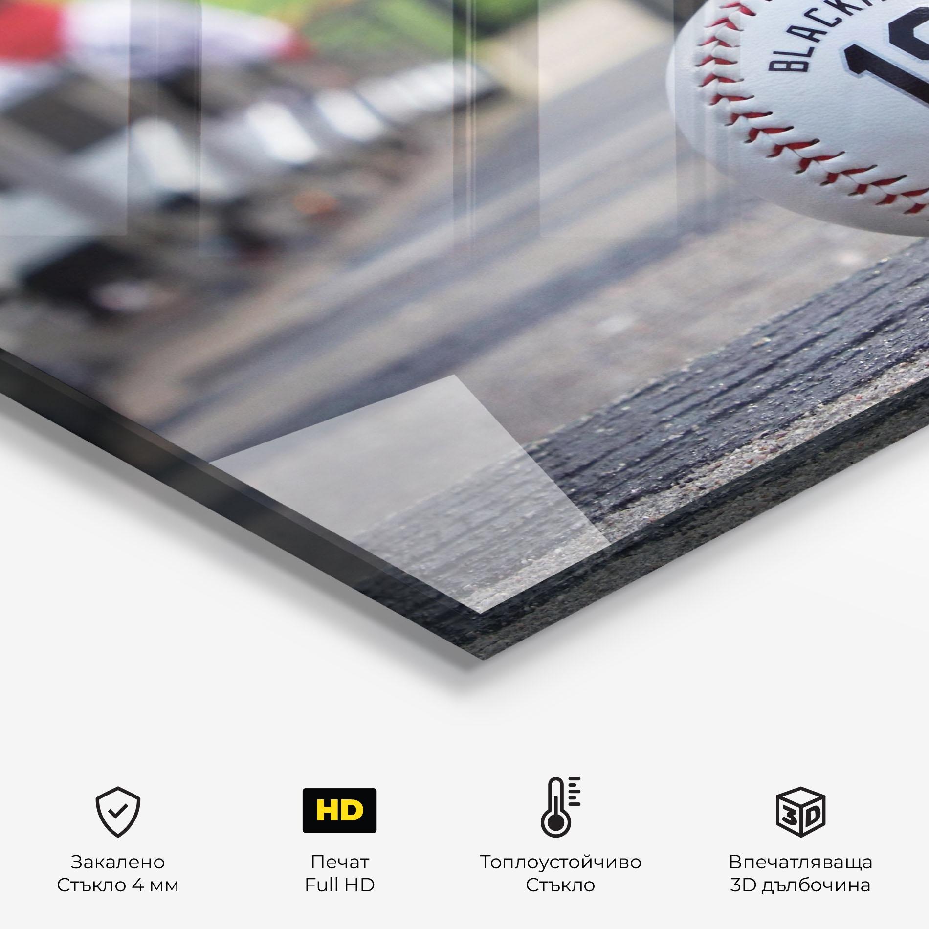 Стъклен панел за кухня Baseball Nr 19 mockup 2