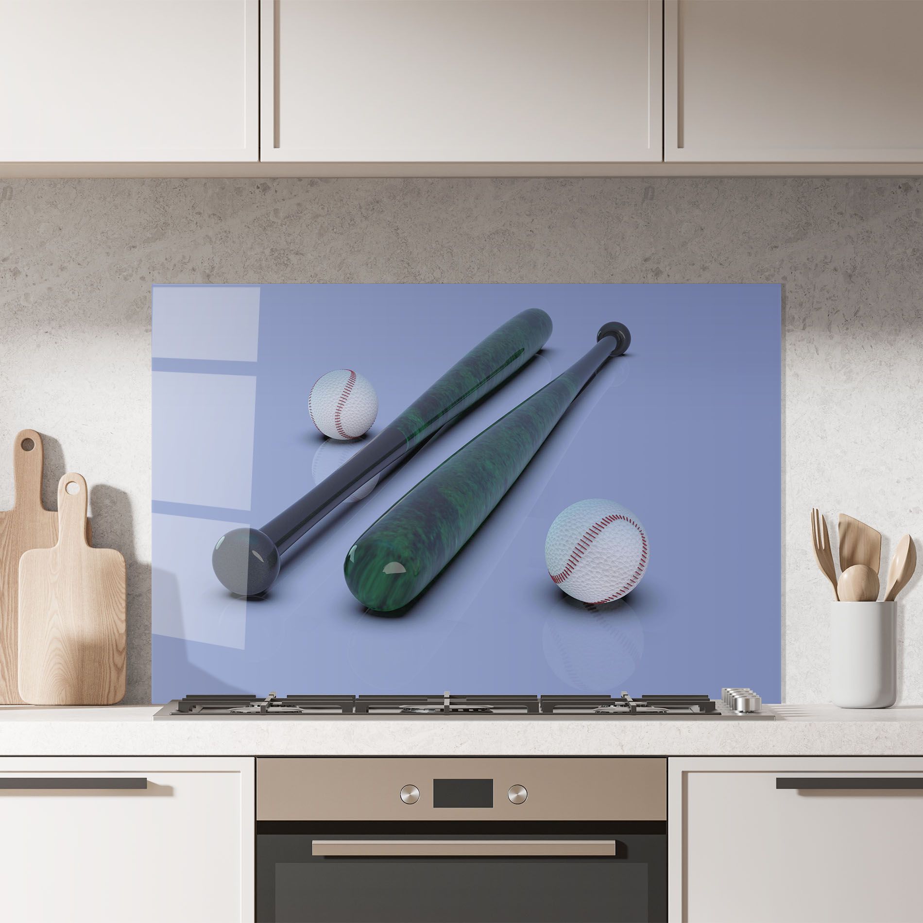 Baseball Ball On Purple mockup 7