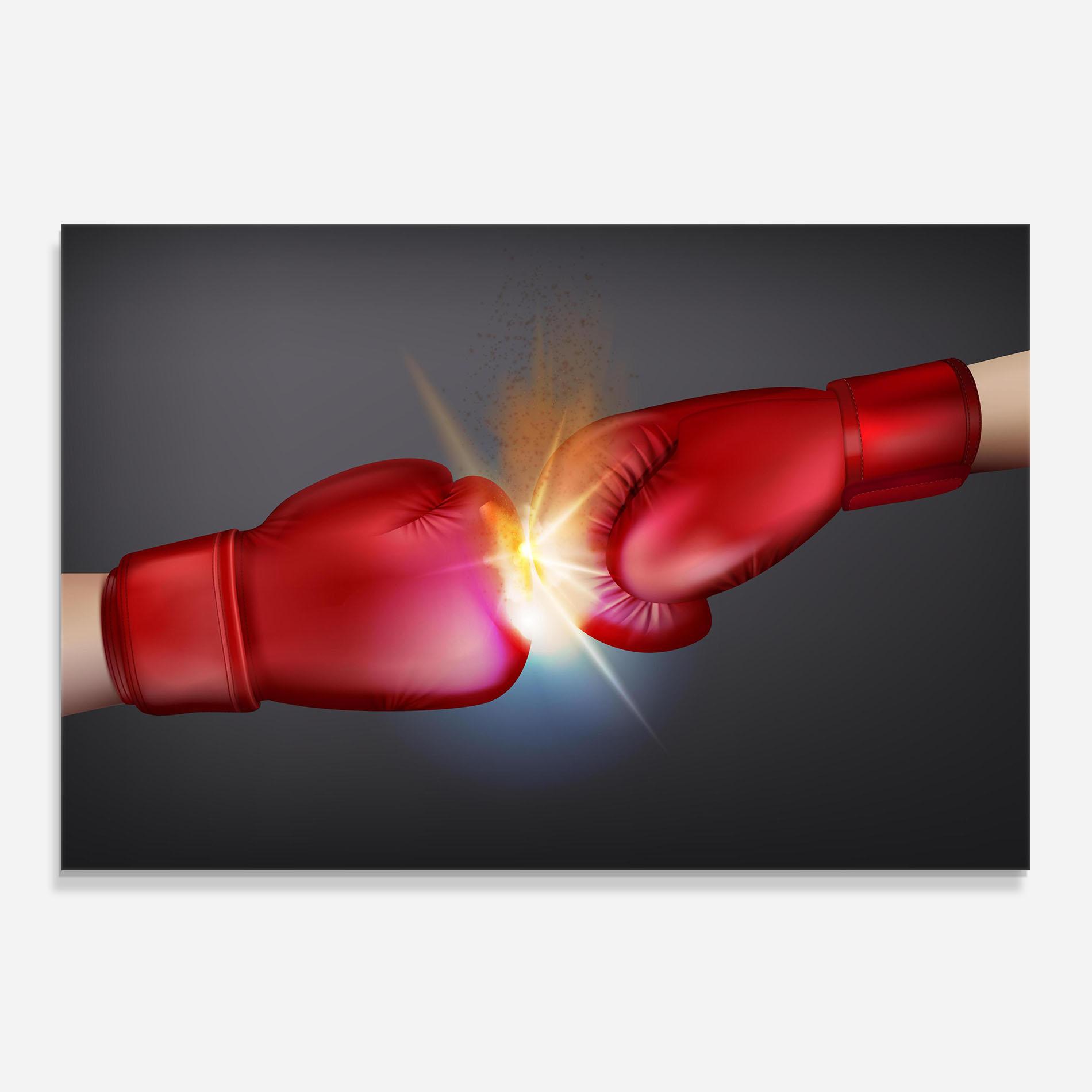 Стъклен панел за кухня Box Explosion mockup 0