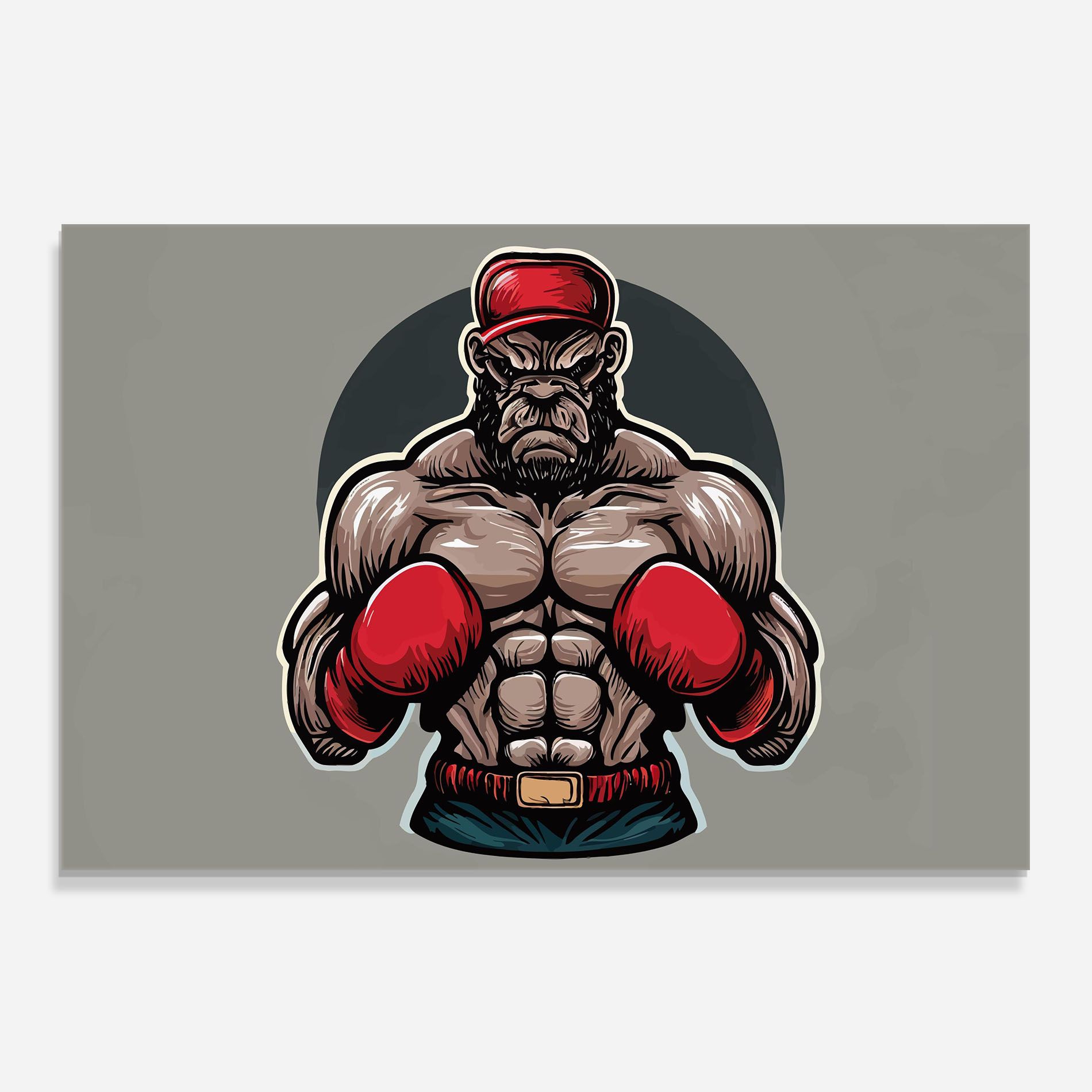 Boxer Character mockup 0