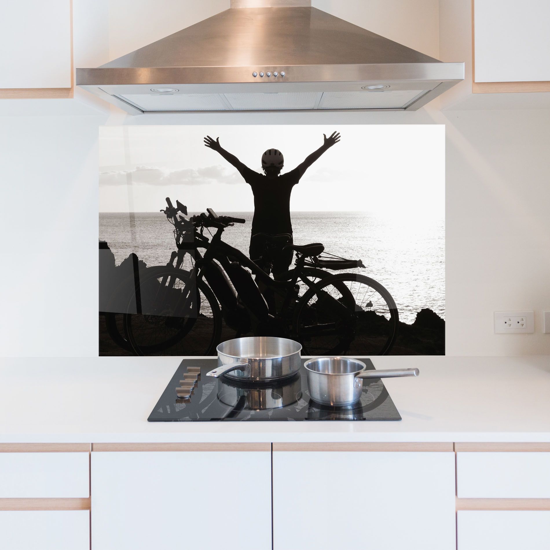 Facing Sea Woman mockup 5