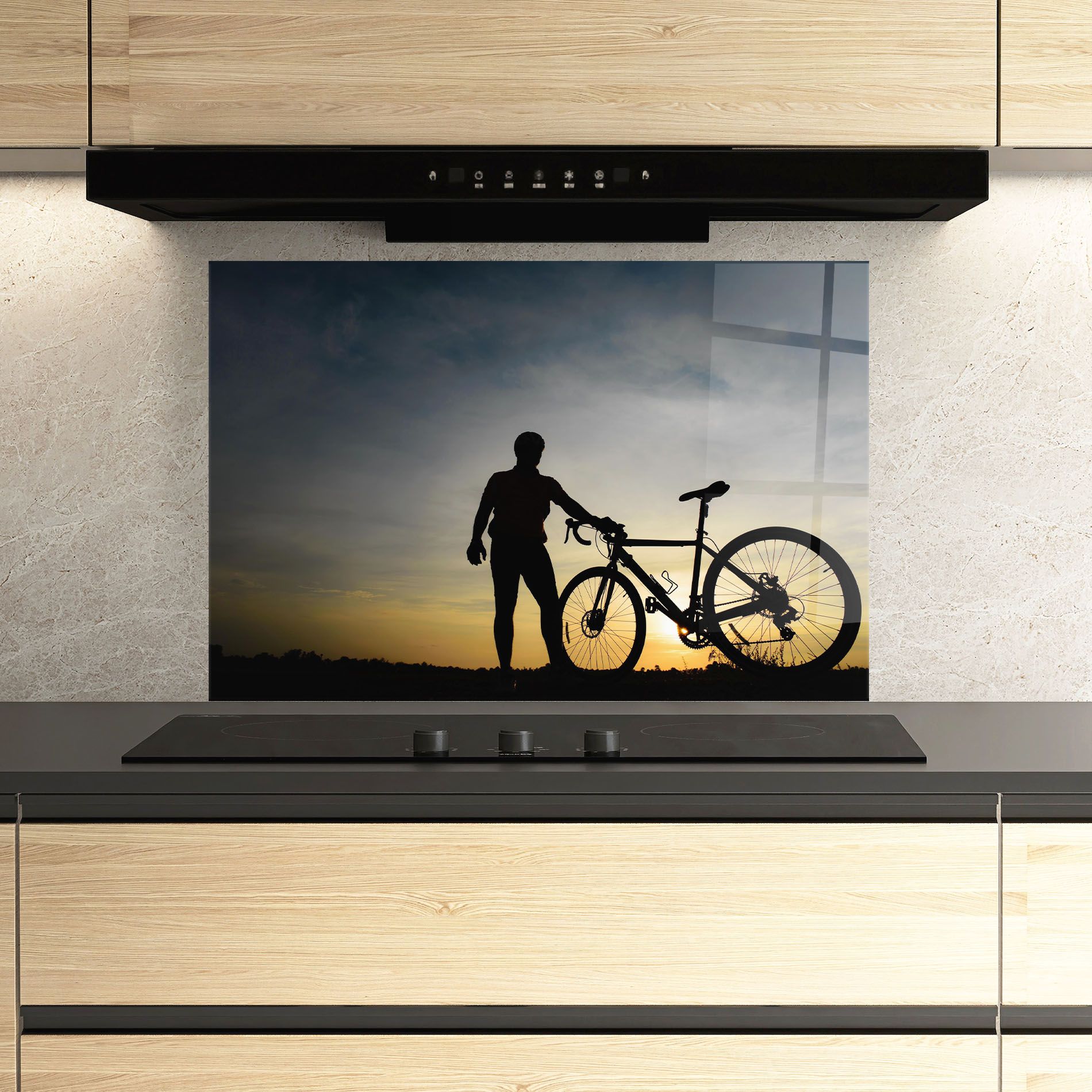 Holding Bike Shilouette mockup 3