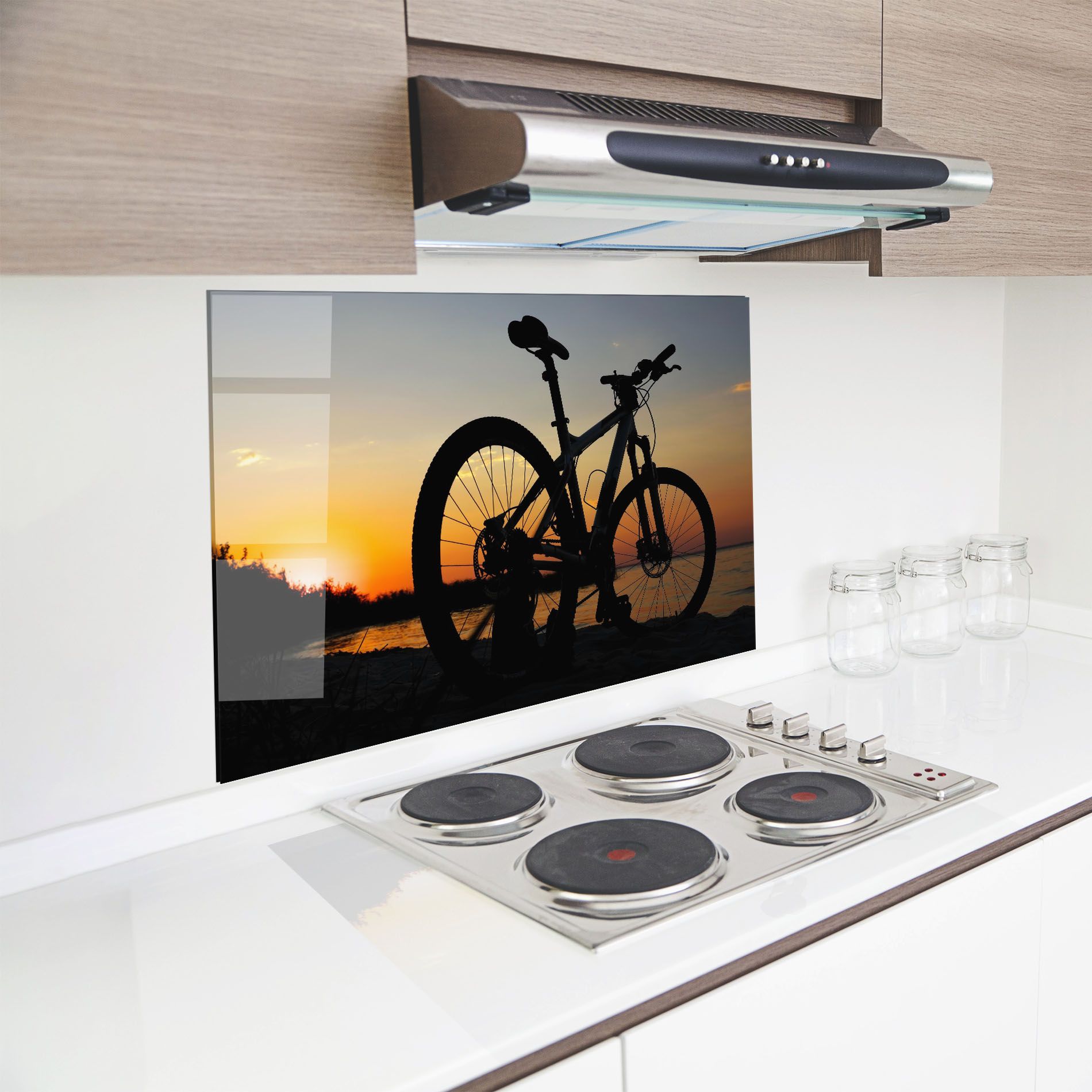 Beach Bike Silhouette mockup 8