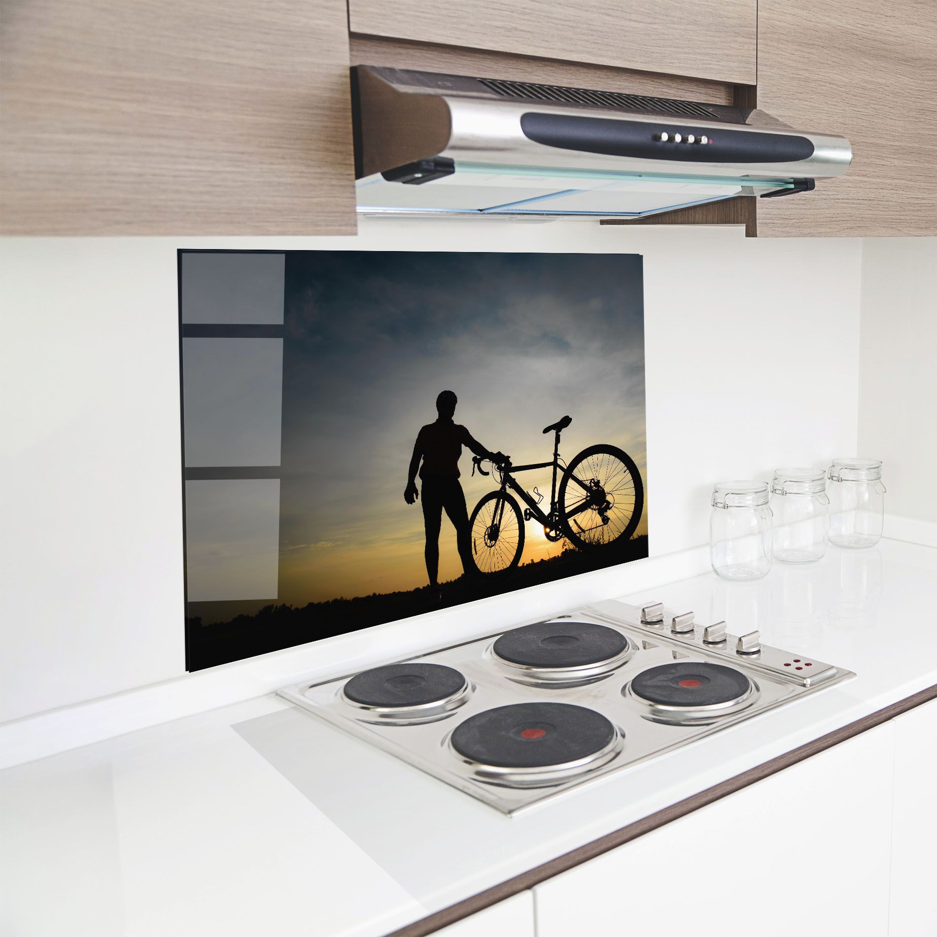 Holding Bike Shilouette mockup 8